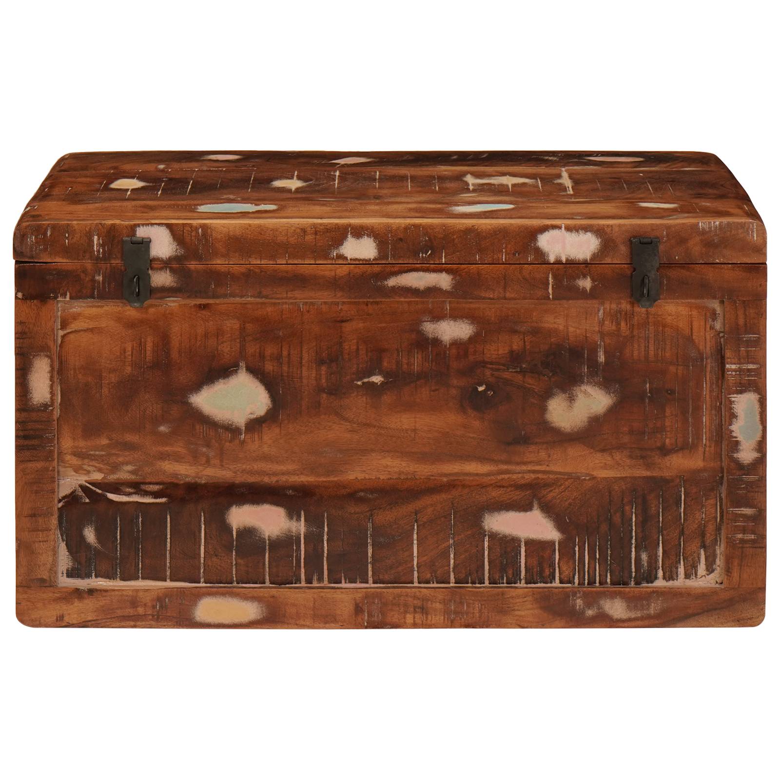 vidaXL Aufbewahrungsbox 70 x 35 x 40 cm recyceltes Massivholz