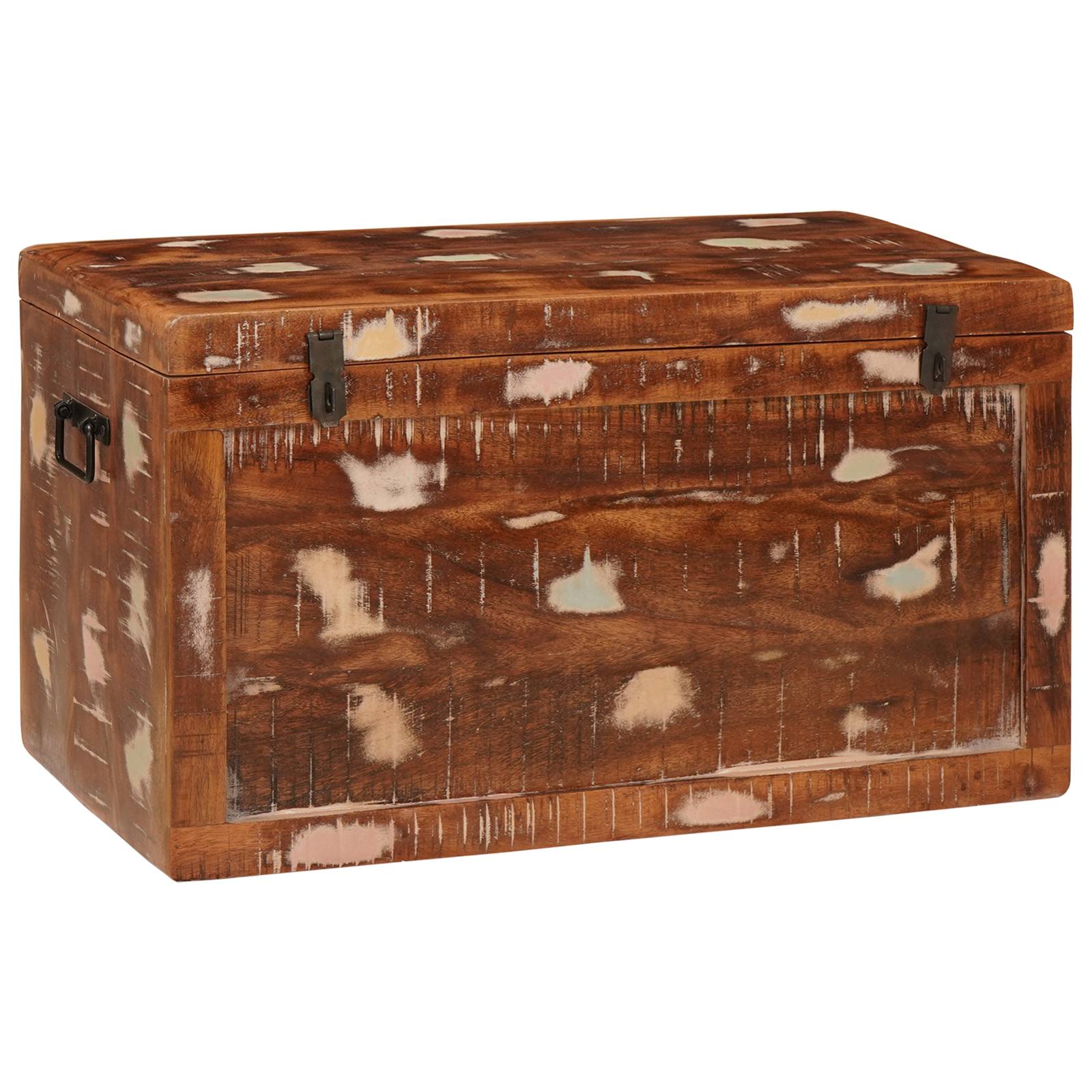 vidaXL Aufbewahrungsbox 70 x 35 x 40 cm recyceltes Massivholz