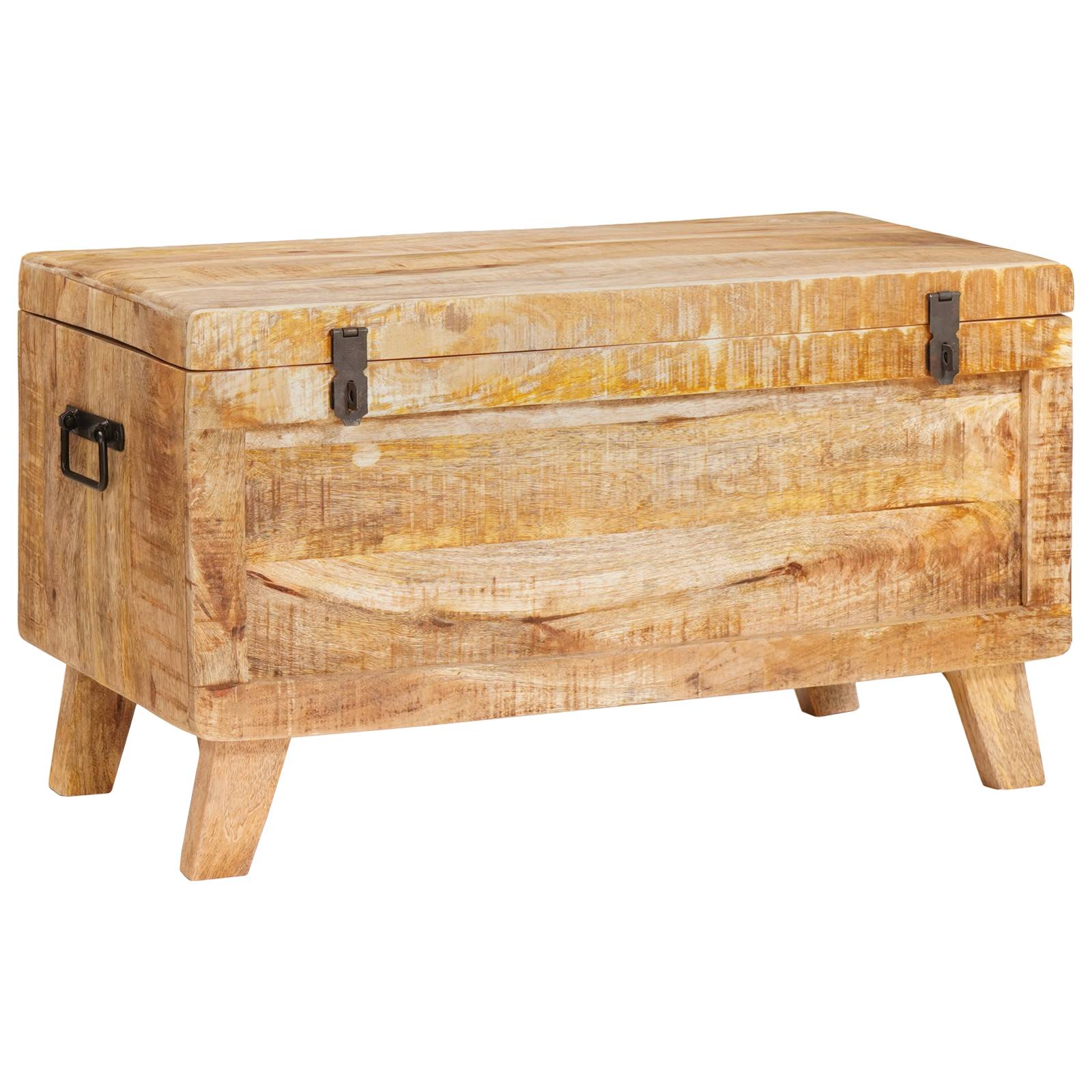 vidaXL Aufbewahrungsbox 70 x 35 x 40 cm massives Mangoholz