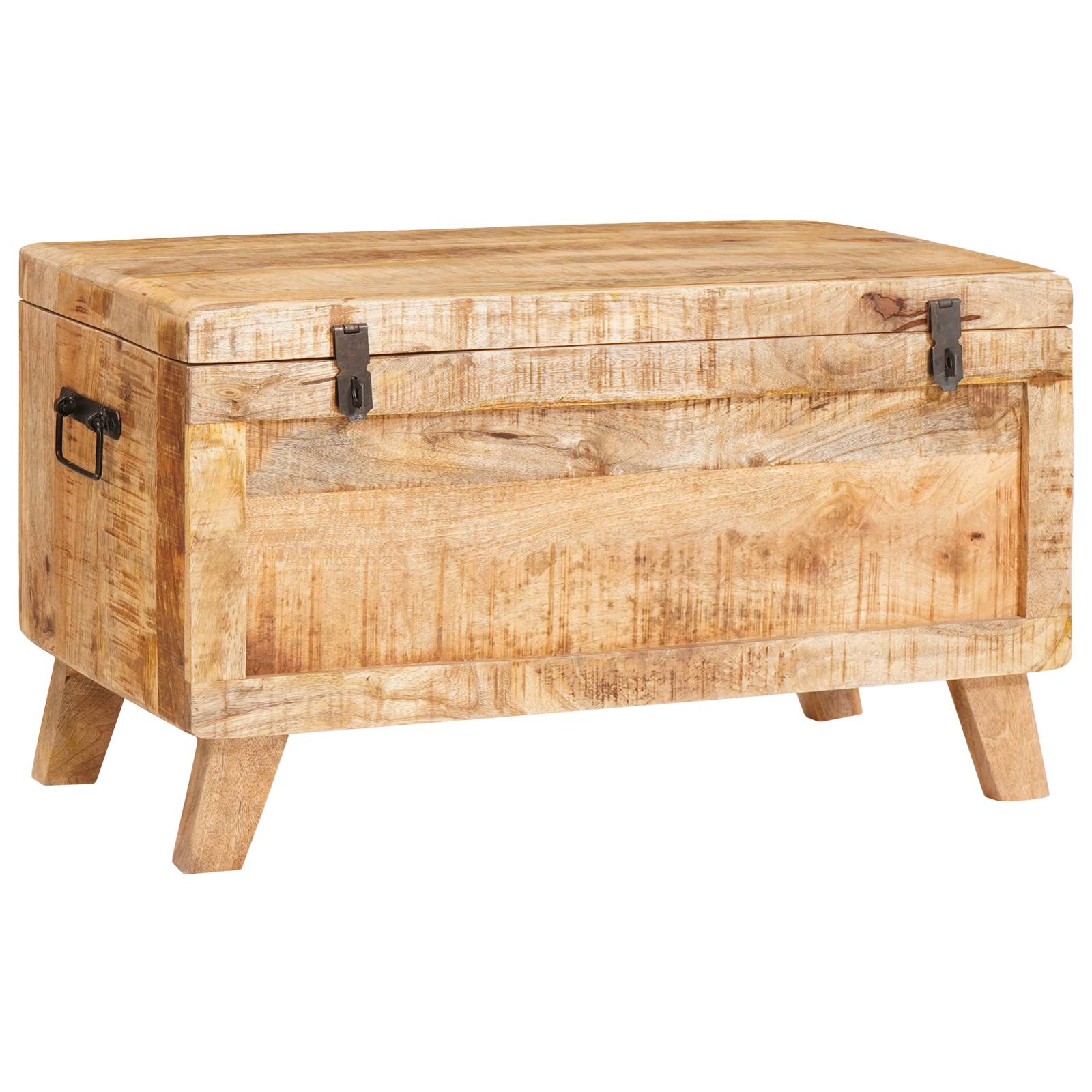 vidaXL Aufbewahrungsbox 70 x 35 x 40 cm massives Mangoholz