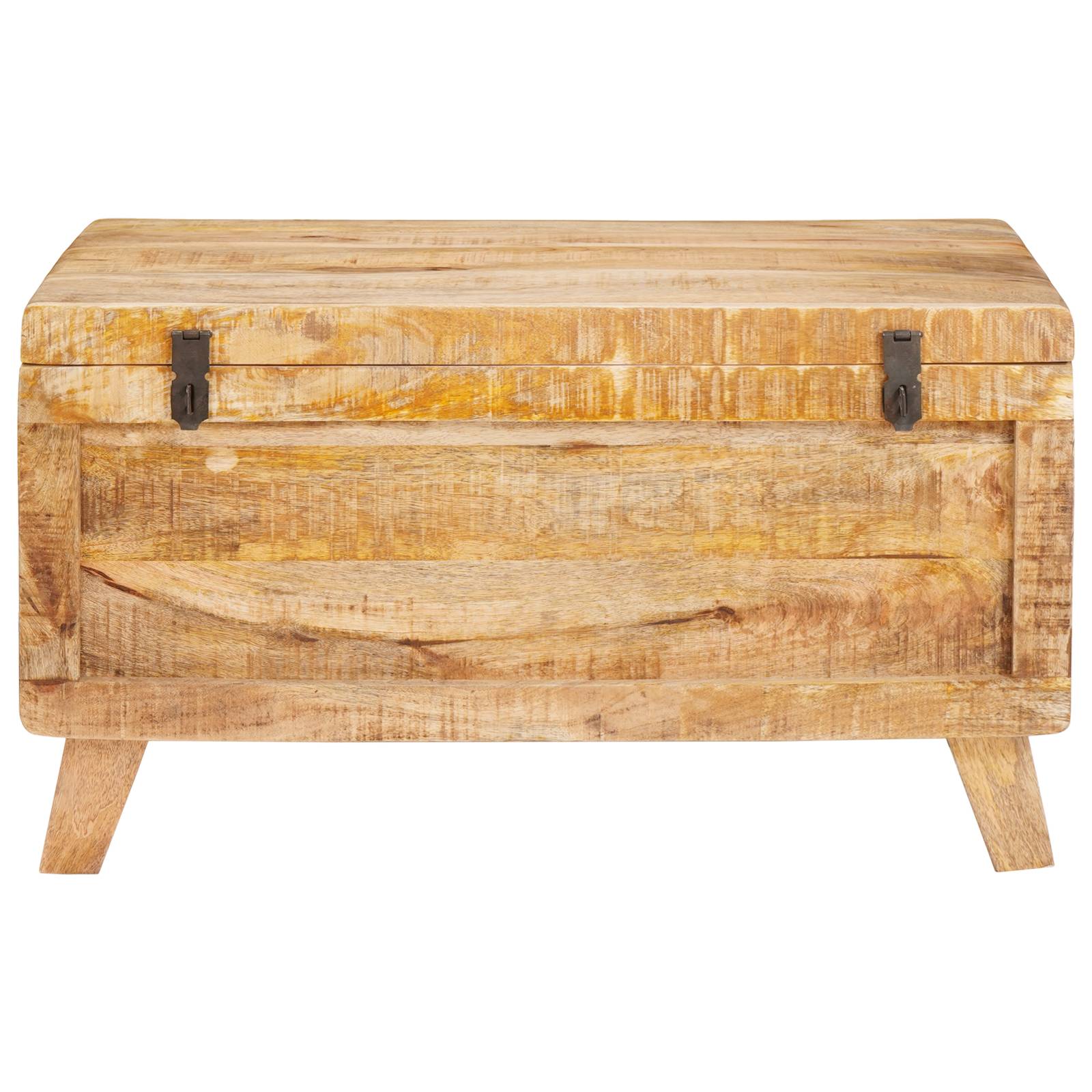 vidaXL Aufbewahrungsbox 70 x 35 x 40 cm massives Mangoholz