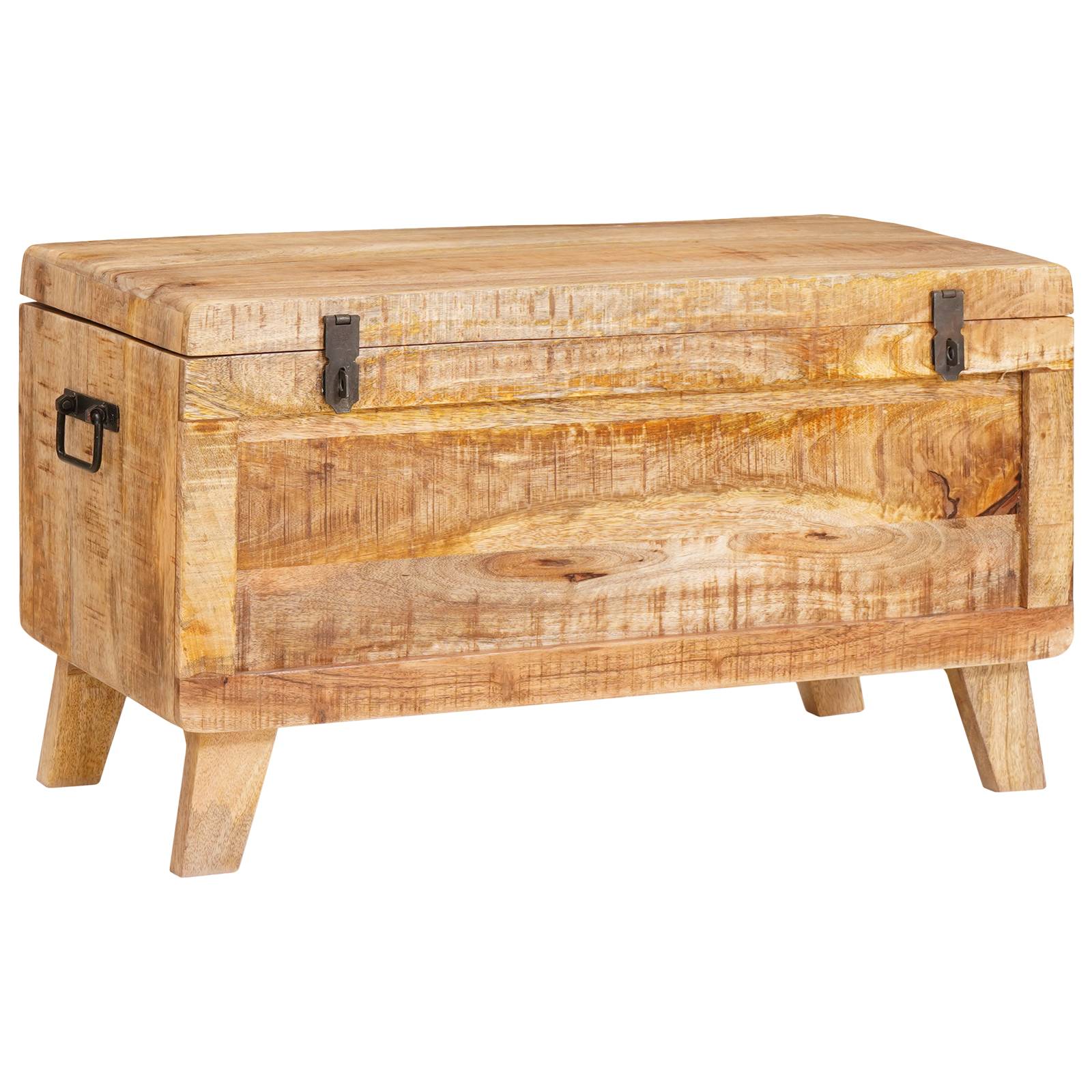 vidaXL Aufbewahrungsbox 70 x 35 x 40 cm massives Mangoholz
