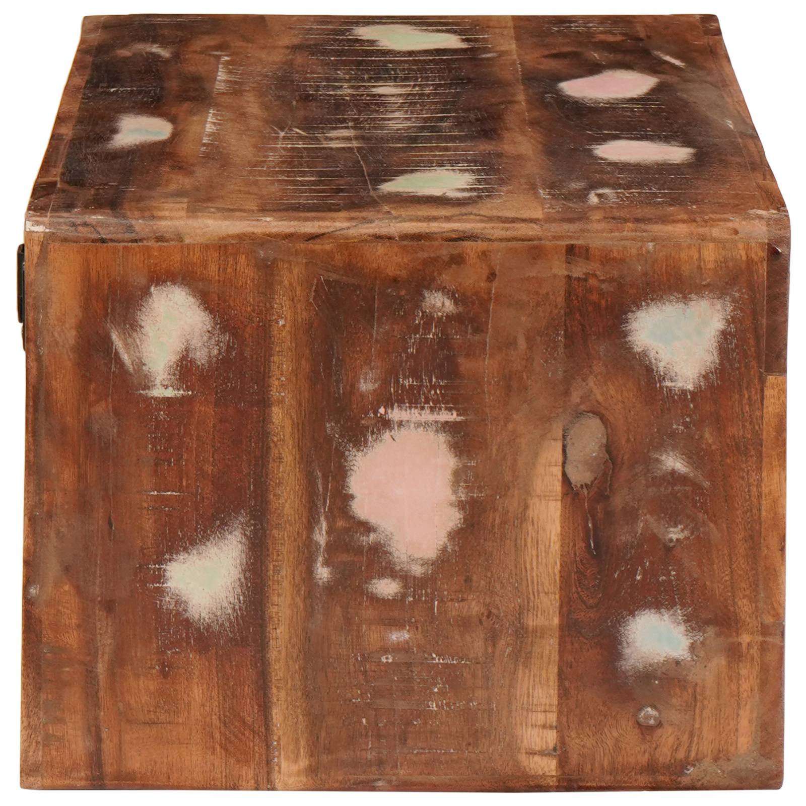 vidaXL Nachttische Massives, recyceltes Holz