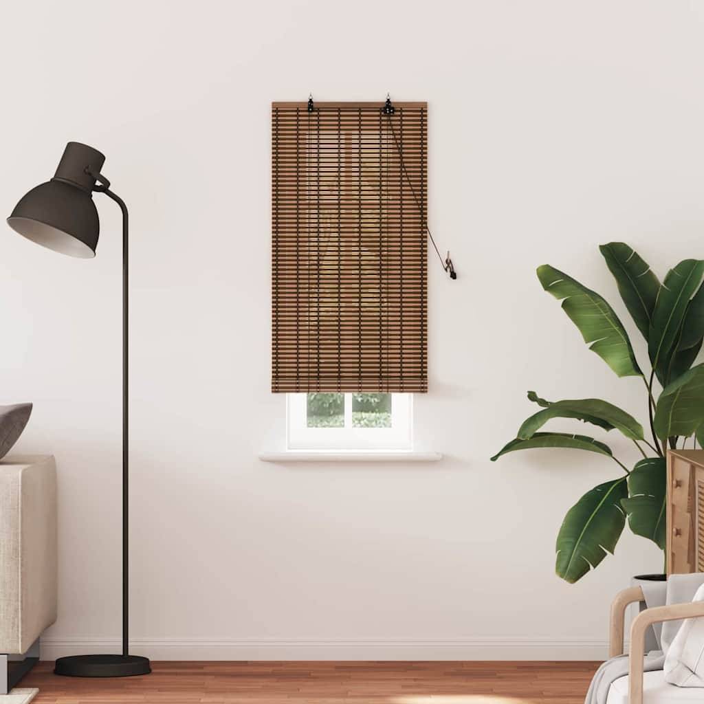 vidaXL Fensterjalousien und -schattierungen Braun 60 x 160 cm Bambus