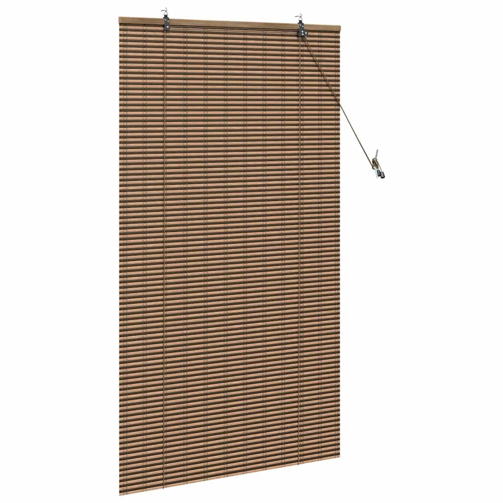 vidaXL Fensterjalousien und -schattierungen Braun 80 x 160 cm Bambus