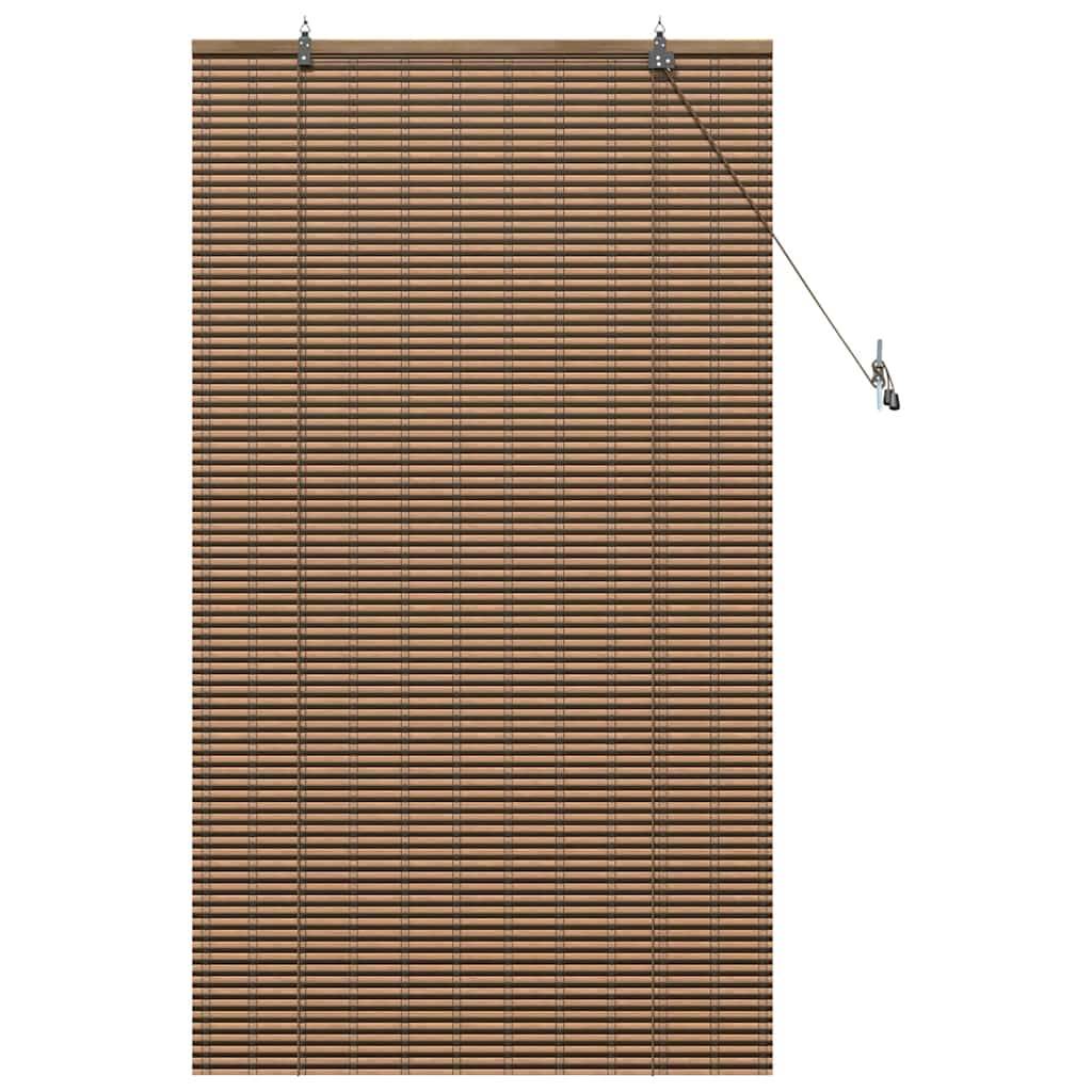 vidaXL Fensterjalousien und -schattierungen Braun 60 x 160 cm Bambus