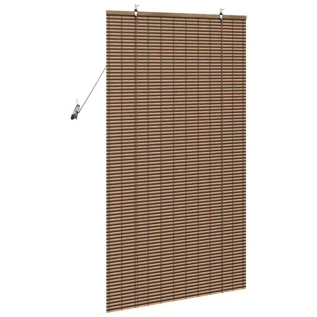 vidaXL Fensterjalousien und -schattierungen Braun 80 x 160 cm Bambus