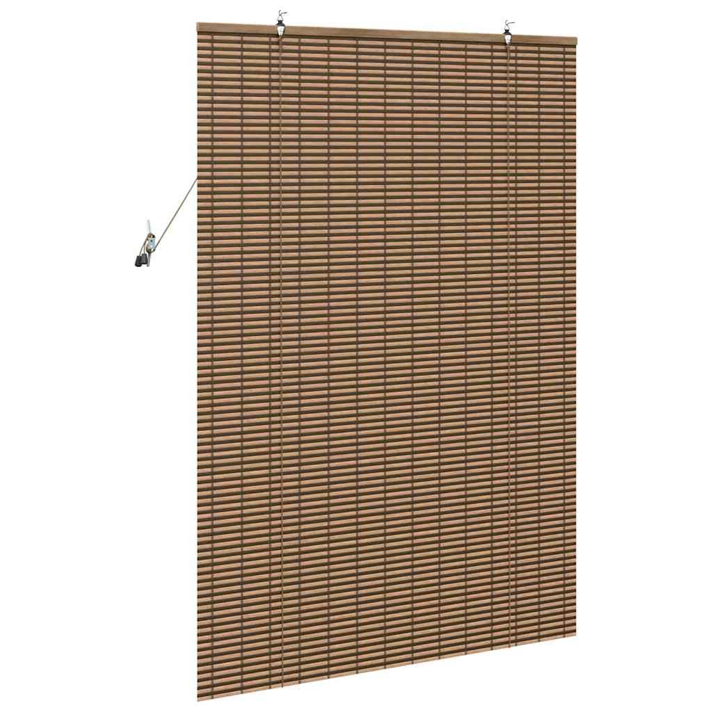 vidaXL Fensterjalousien und -schattierungen Braun 110 x 160 cm Bambus