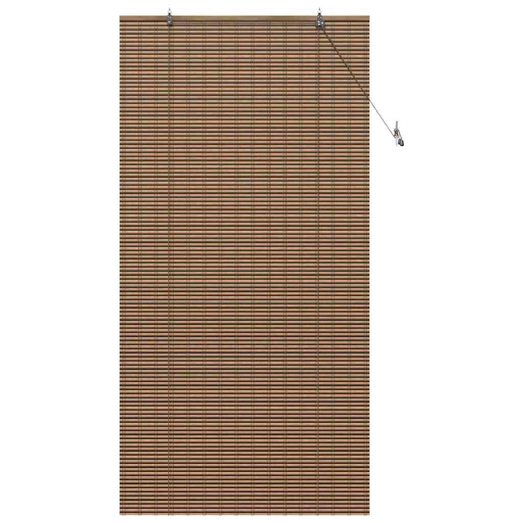 vidaXL Fensterjalousien und -schattierungen Braun 120 x 220 cm Bambus