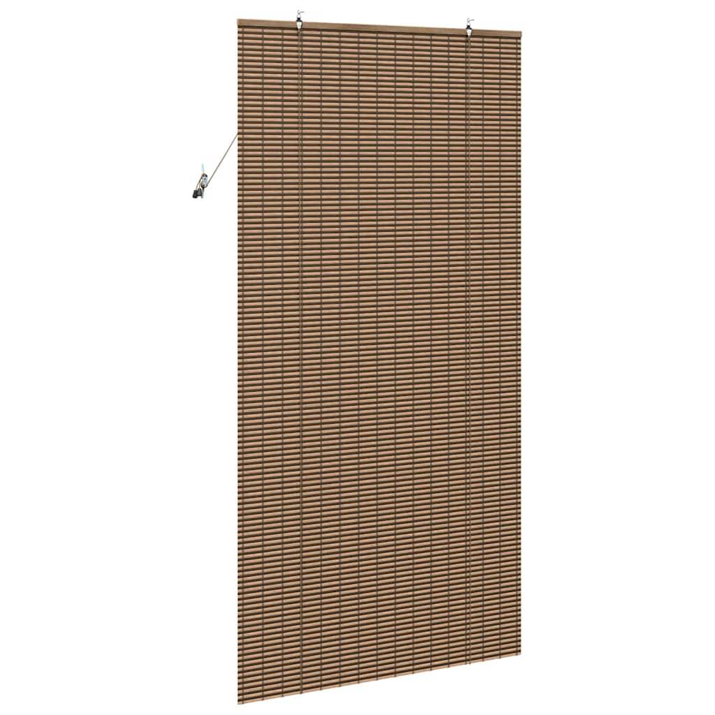 vidaXL Fensterjalousien und -schattierungen Braun 120 x 220 cm Bambus