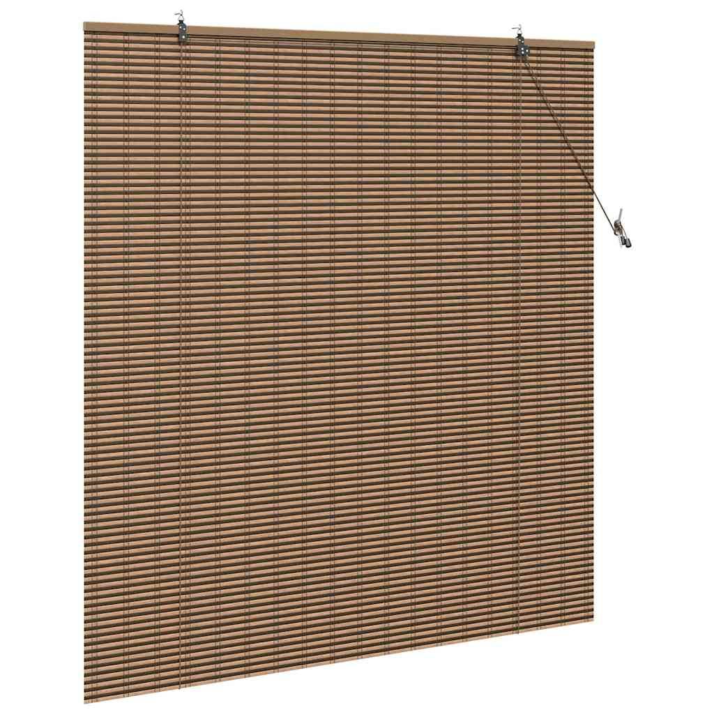 vidaXL Fensterjalousien und -schattierungen Braun 150 x 160 cm Bambus
