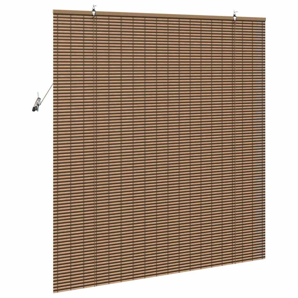 vidaXL Fensterjalousien und -schattierungen Braun 150 x 160 cm Bambus