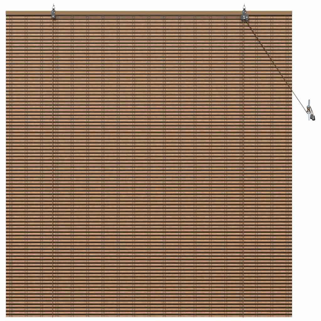 vidaXL Fensterjalousien und -schattierungen Braun 150 x 160 cm Bambus