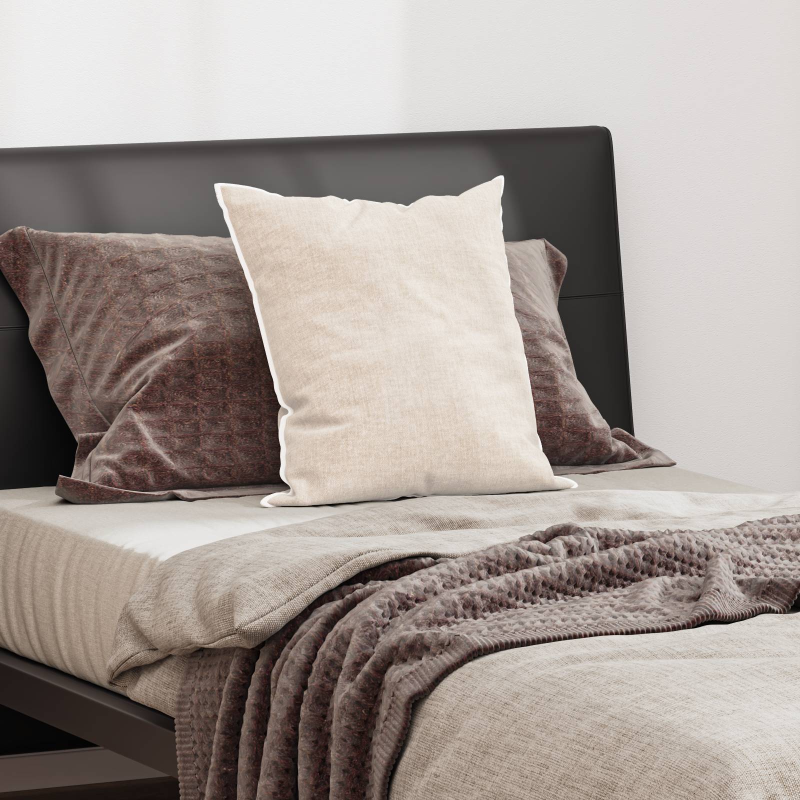 vidaXL Kopfkissen Weiß 50 x 50 cm