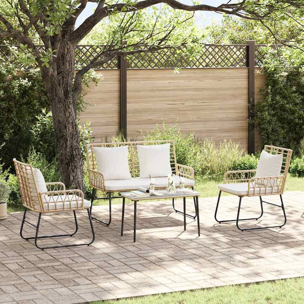 vidaXL Garten Essgruppe 3 pcs Schwarz, Anthrazit 113 x 69 x 83 cm