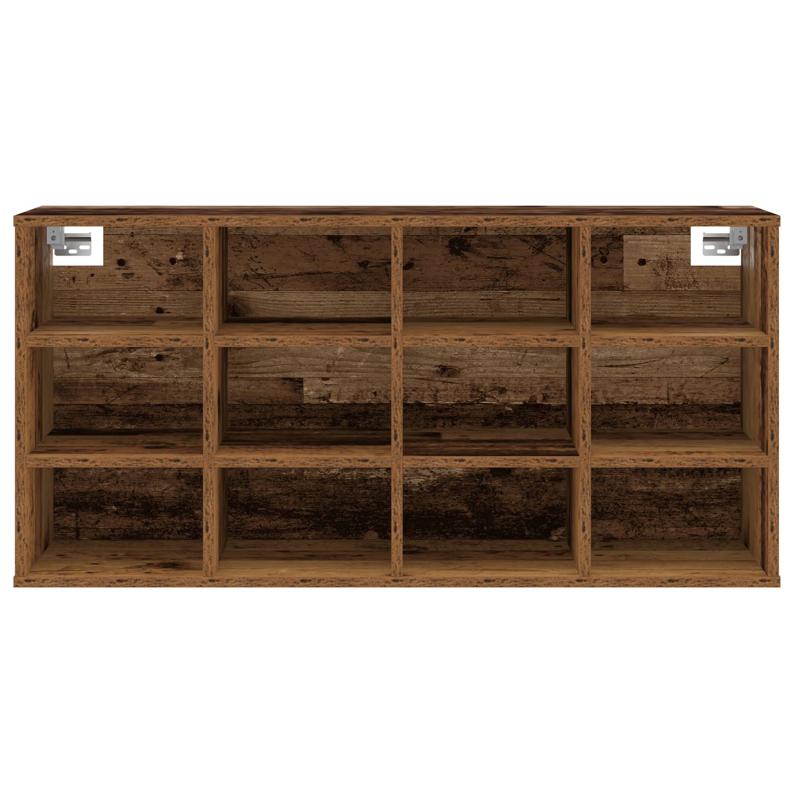 vidaXL Schuhschrank Altes Holz 52,5 x 30 x 50 cm Holzwerkstoff