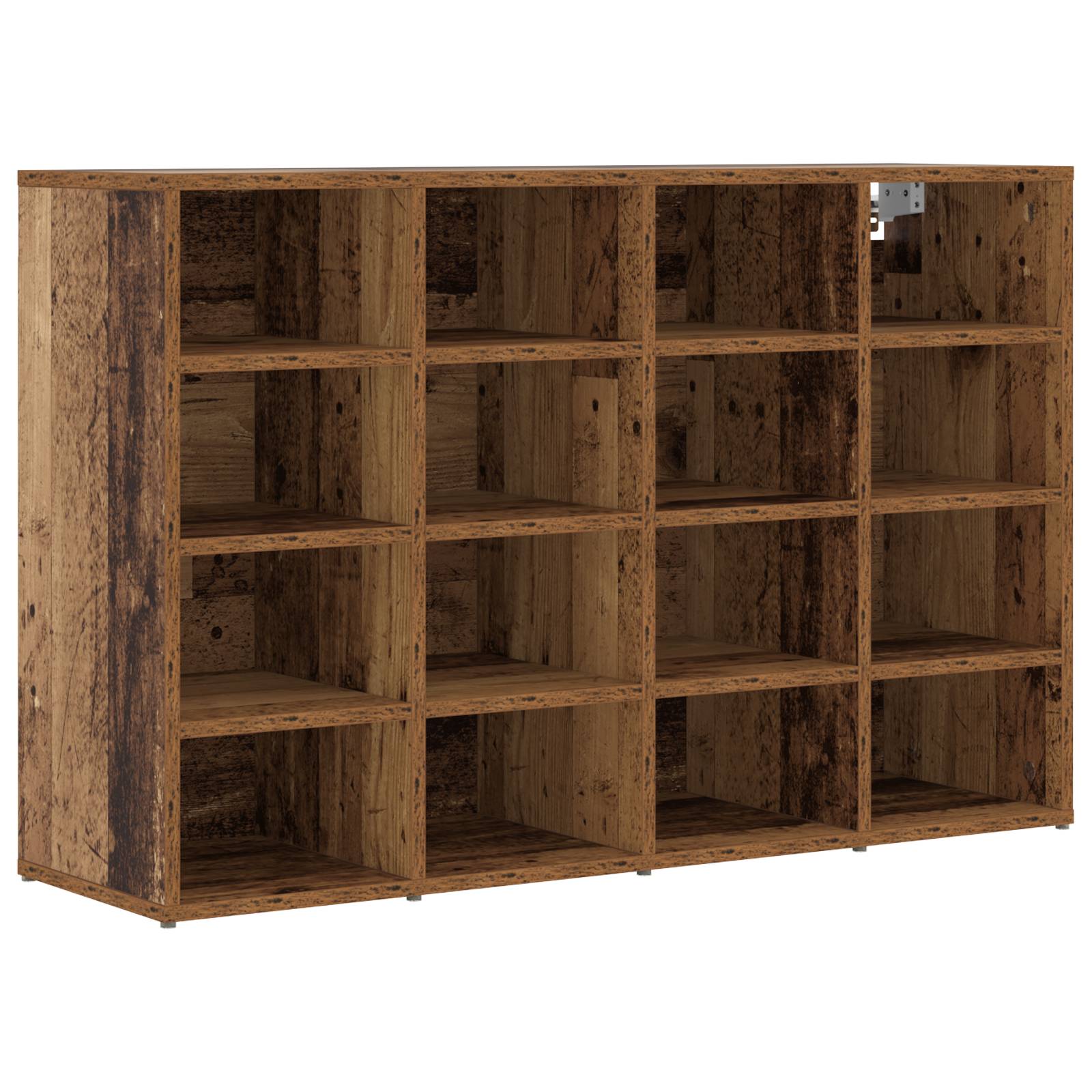 vidaXL Schuhschrank Altes Holz 103 x 30 x 67 cm Holzwerkstoff