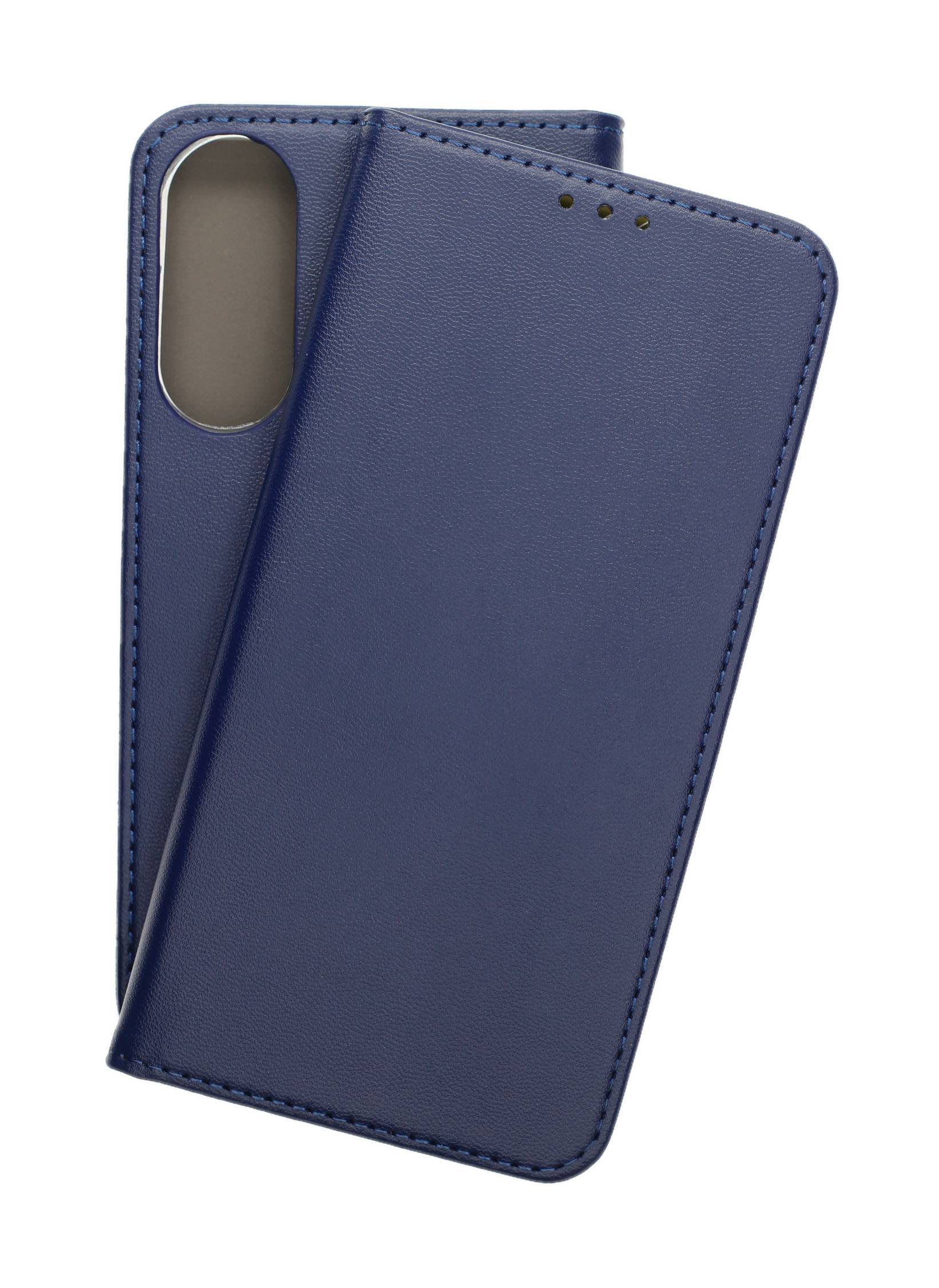 JAMCOVER Bookcase Smooth & Safe Marineblau für Samsung Galaxy S25 Edge
