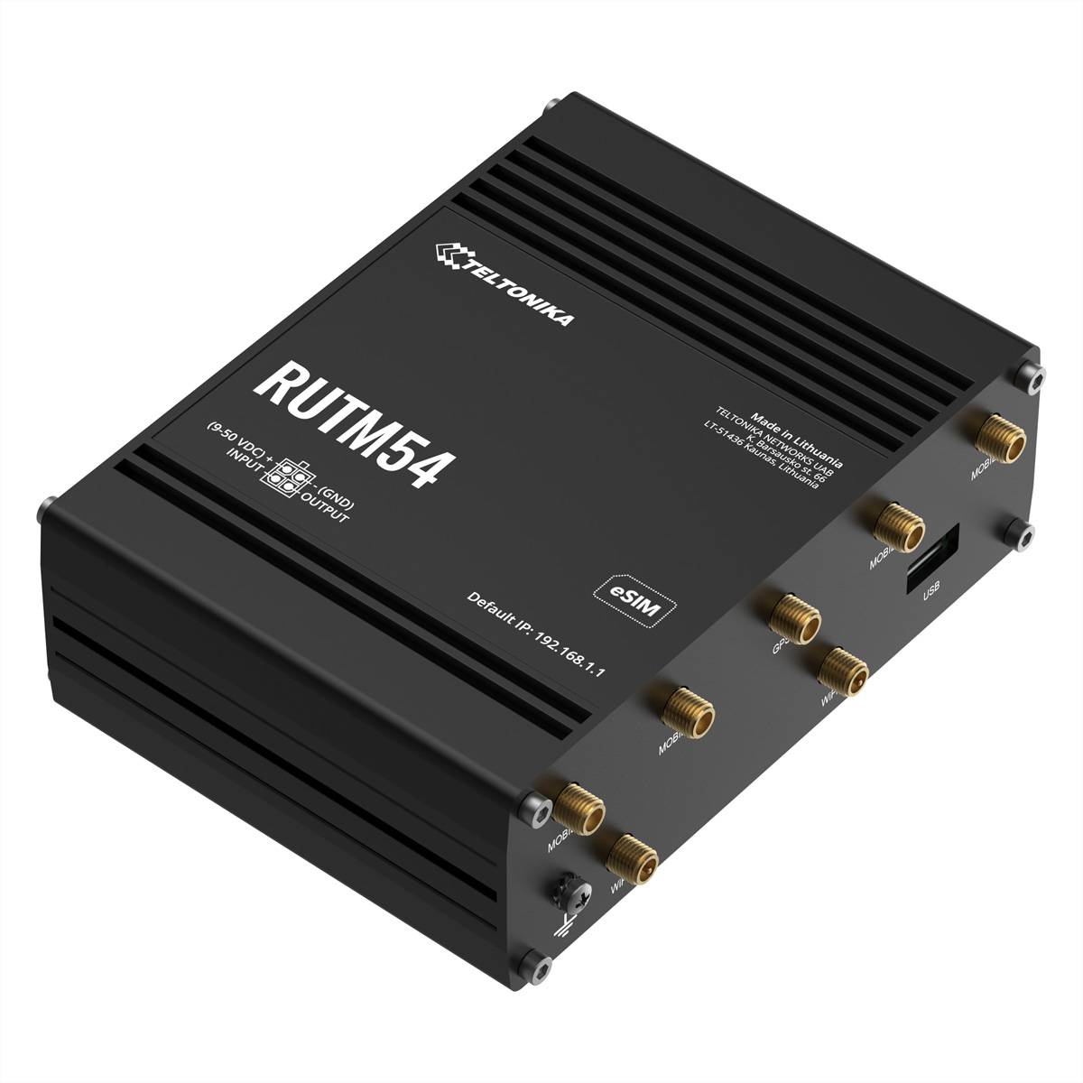 Teltonika RUTM54 - Wireless Router - WWAN 4-Port-Switch