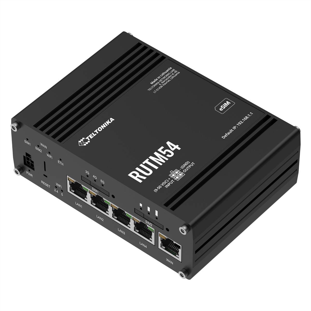 Teltonika RUTM54 - Wireless Router - WWAN 4-Port-Switch