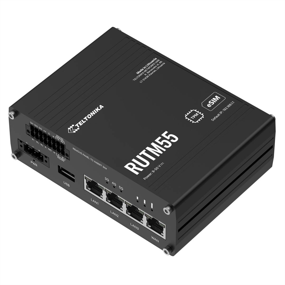 Teltonika RUTM55 - Wireless Router - WWAN 1GbE