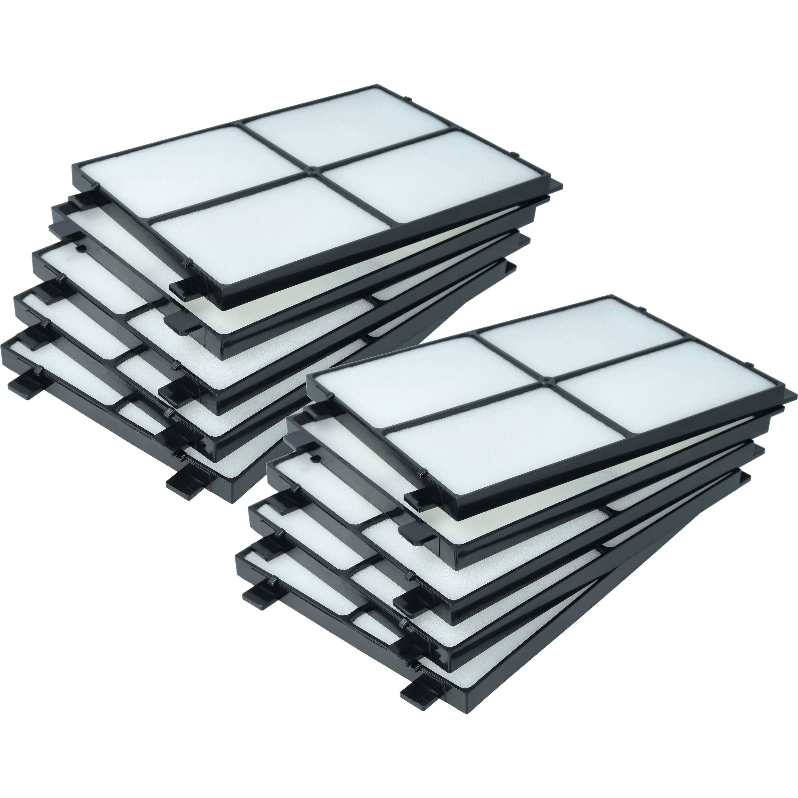 vhbw 10x Luftfilter G3 / ISO Coarse 45% Ersatz für Zehnder 990320575, 990320573 für Lüfter, Ventilator, Lüftungsgerät (Grobstaubfilter)