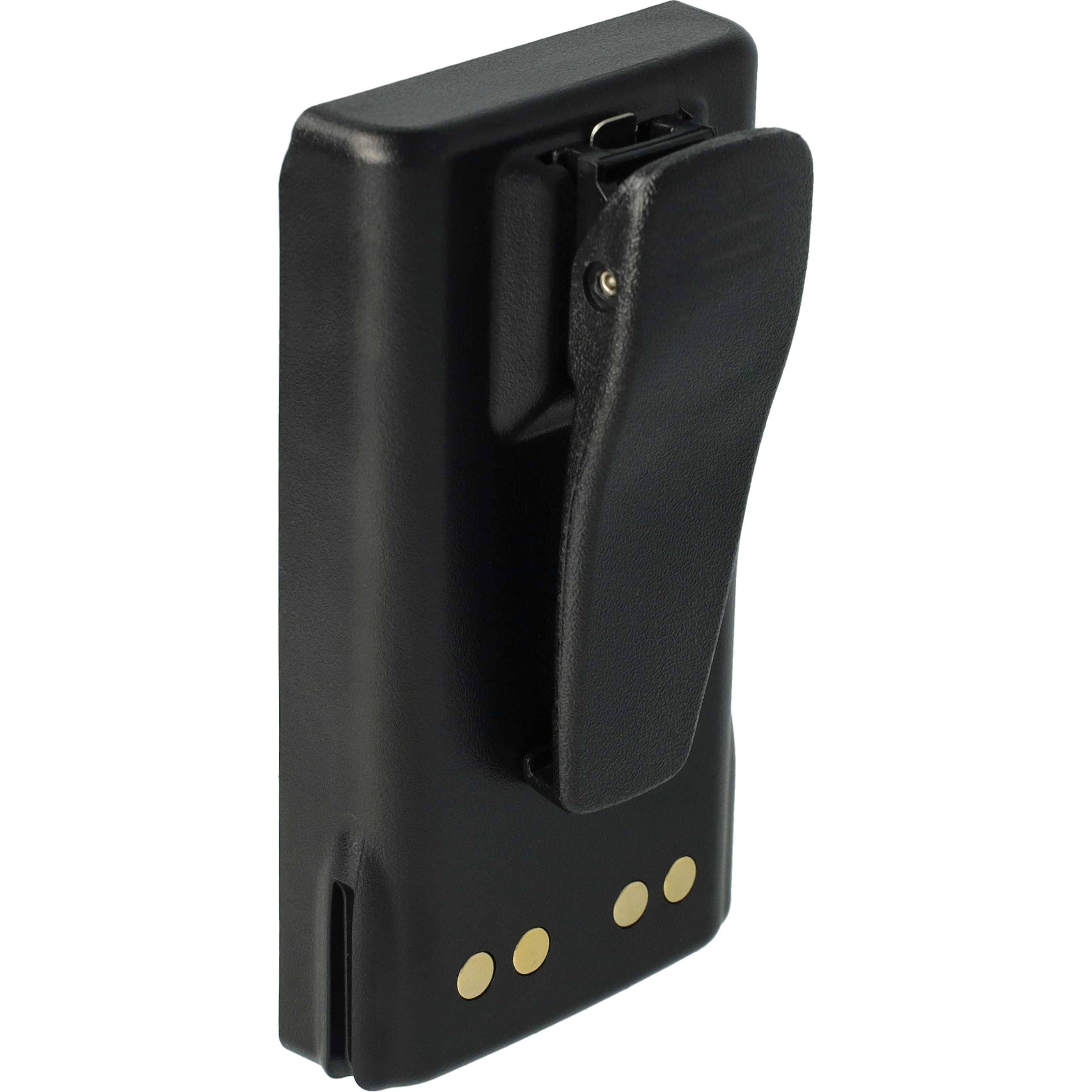 vhbw 2x Akku Ersatz für Motorola NTN7396, NTN7395, NTN7394 für Funkgerät, Walkie Talkie (1800 mAh, 7,5 V, Li-Ion)