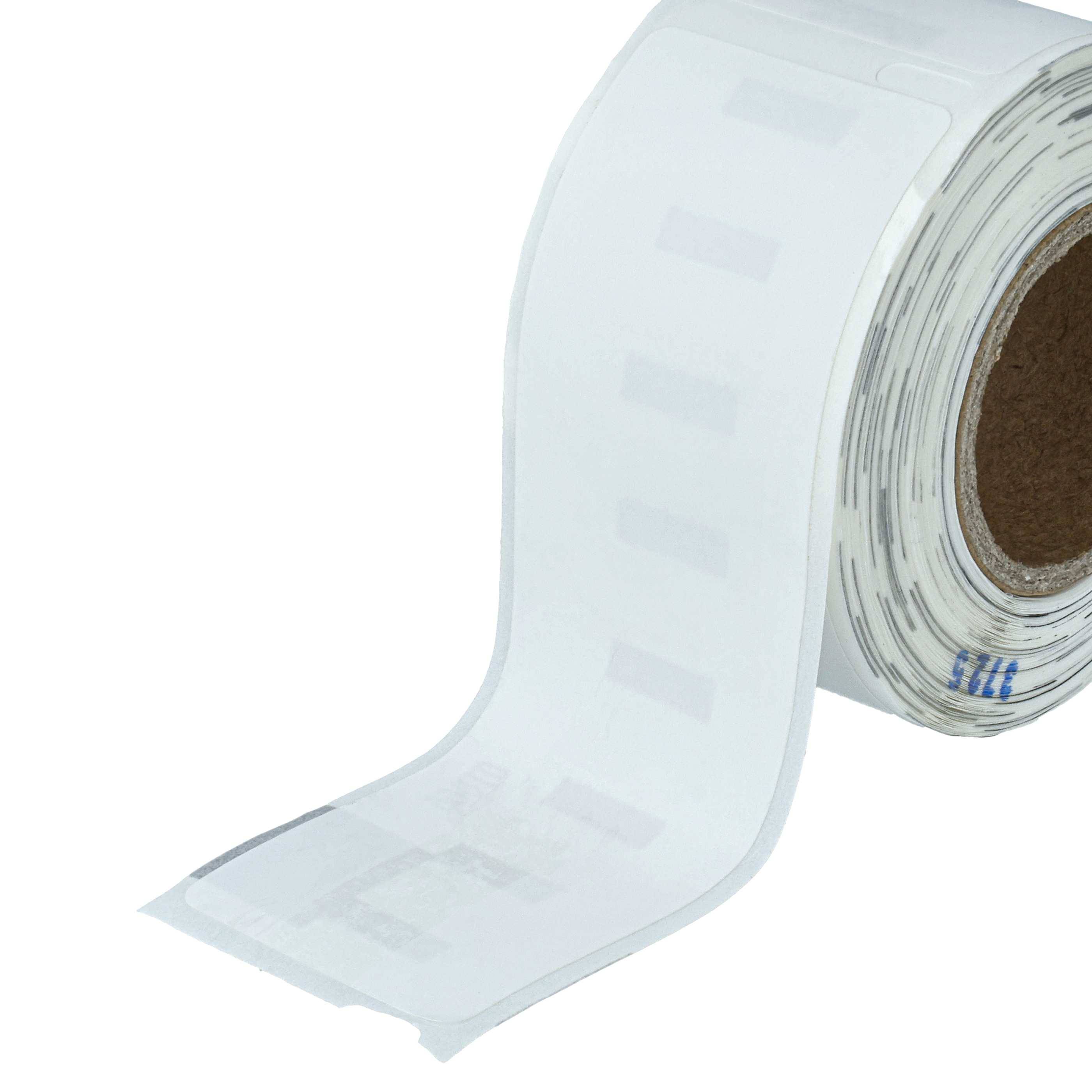 vhbw 10x Rolle 28mm x 89mm (130 Etiketten) Ersatz für Dymo 99010 für Drucker Weiß