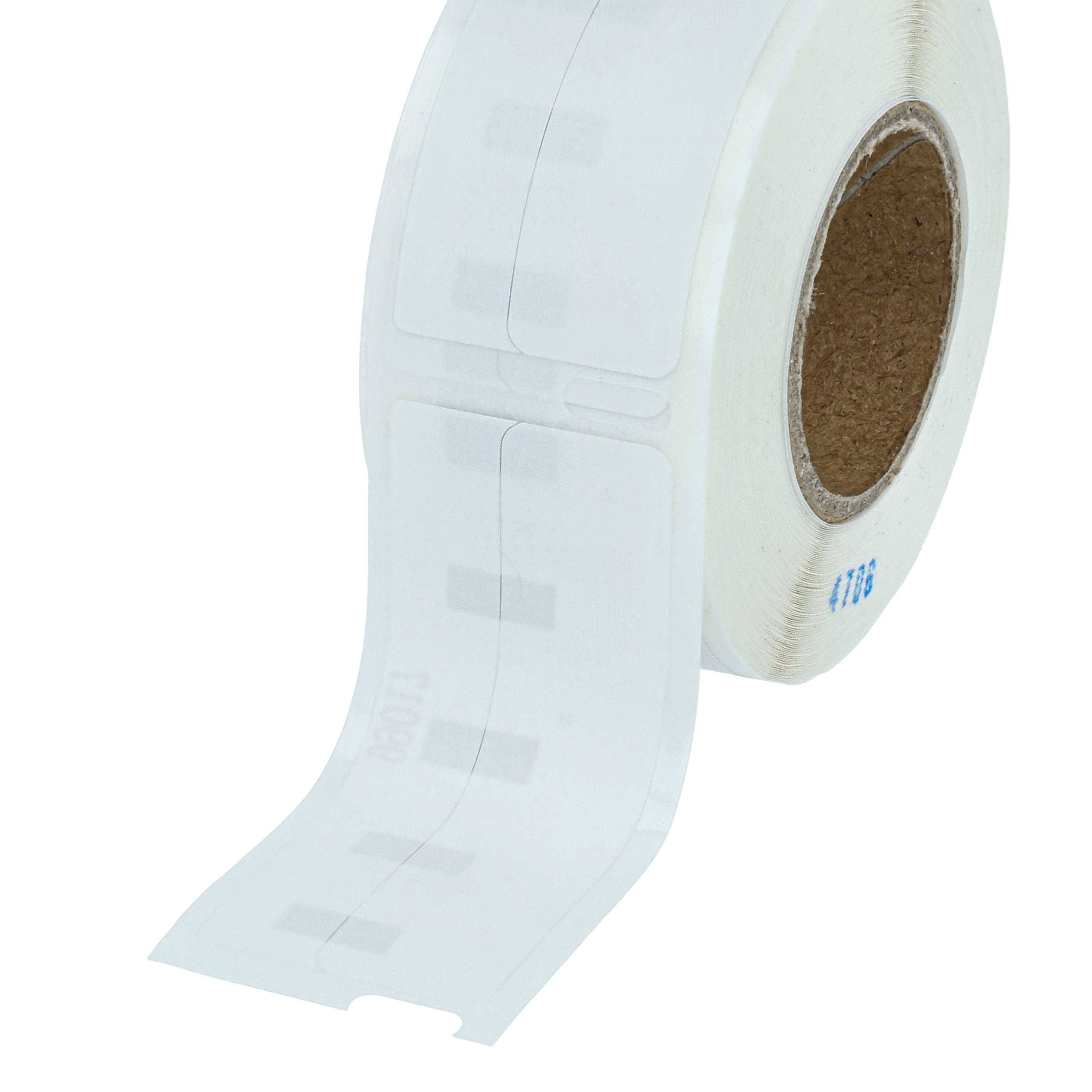 vhbw 10x Etiketten-Rolle 12mm x 50mm (220 Etiketten) kompatibel mit Dymo LabelWriter 310, 310 II, 320, 330, 320 II Etiketten-Drucker Weiß