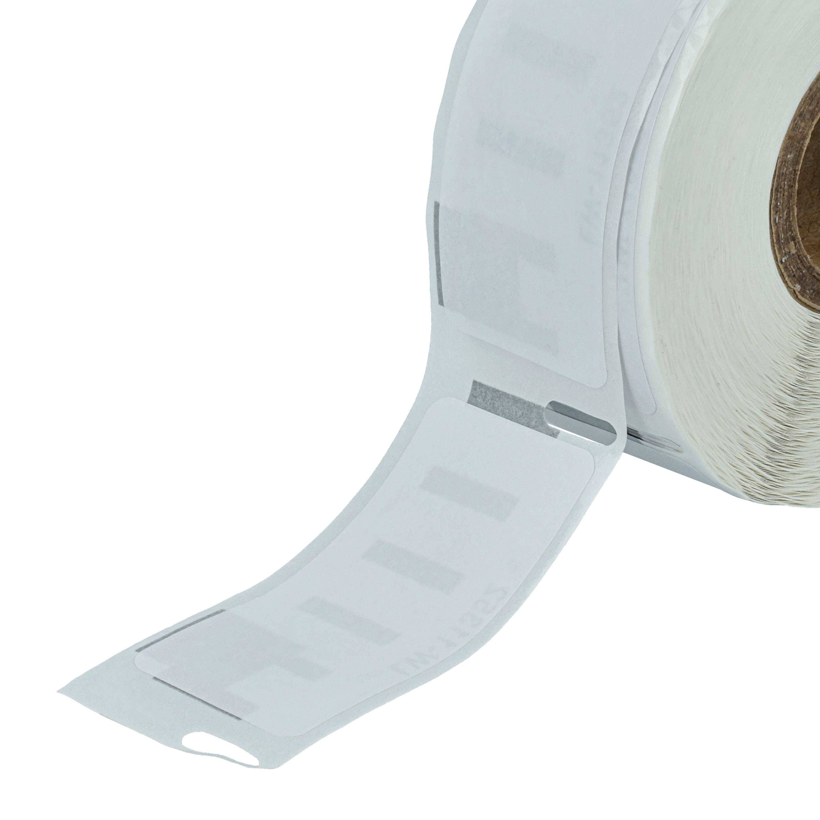 vhbw 10x Etiketten-Rolle 25mm x 54mm (500 Etiketten) kompatibel mit Seiko Smart Label Printer SLP120, SLP100 Etiketten-Drucker Weiß