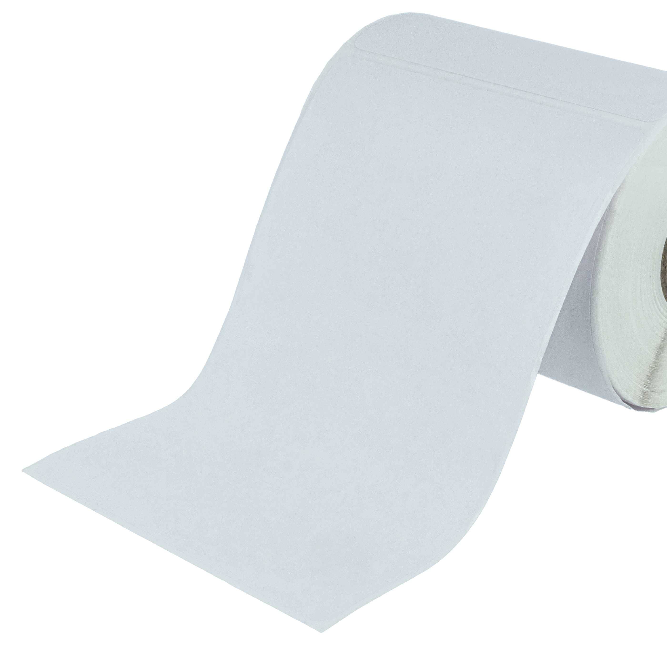 vhbw 10x Thermotransfer-Etiketten-Rolle 152,4mm x 101,6mm (250 Etiketten) kompatibel mit Zebra Z600, Z6M Etiketten-Drucker Weiß