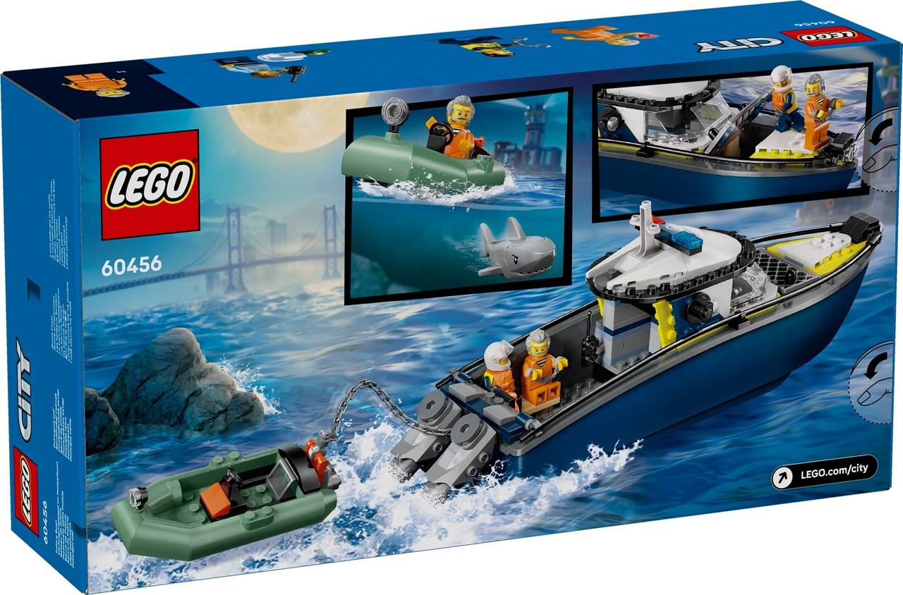LEGO® 60456 City - Verfolgungsjagd im Polizeiboot