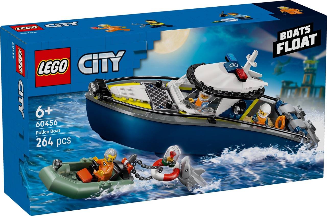 LEGO® 60456 City - Verfolgungsjagd im Polizeiboot