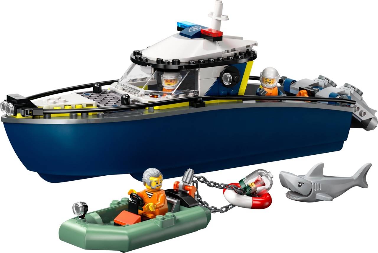 LEGO® 60456 City - Verfolgungsjagd im Polizeiboot