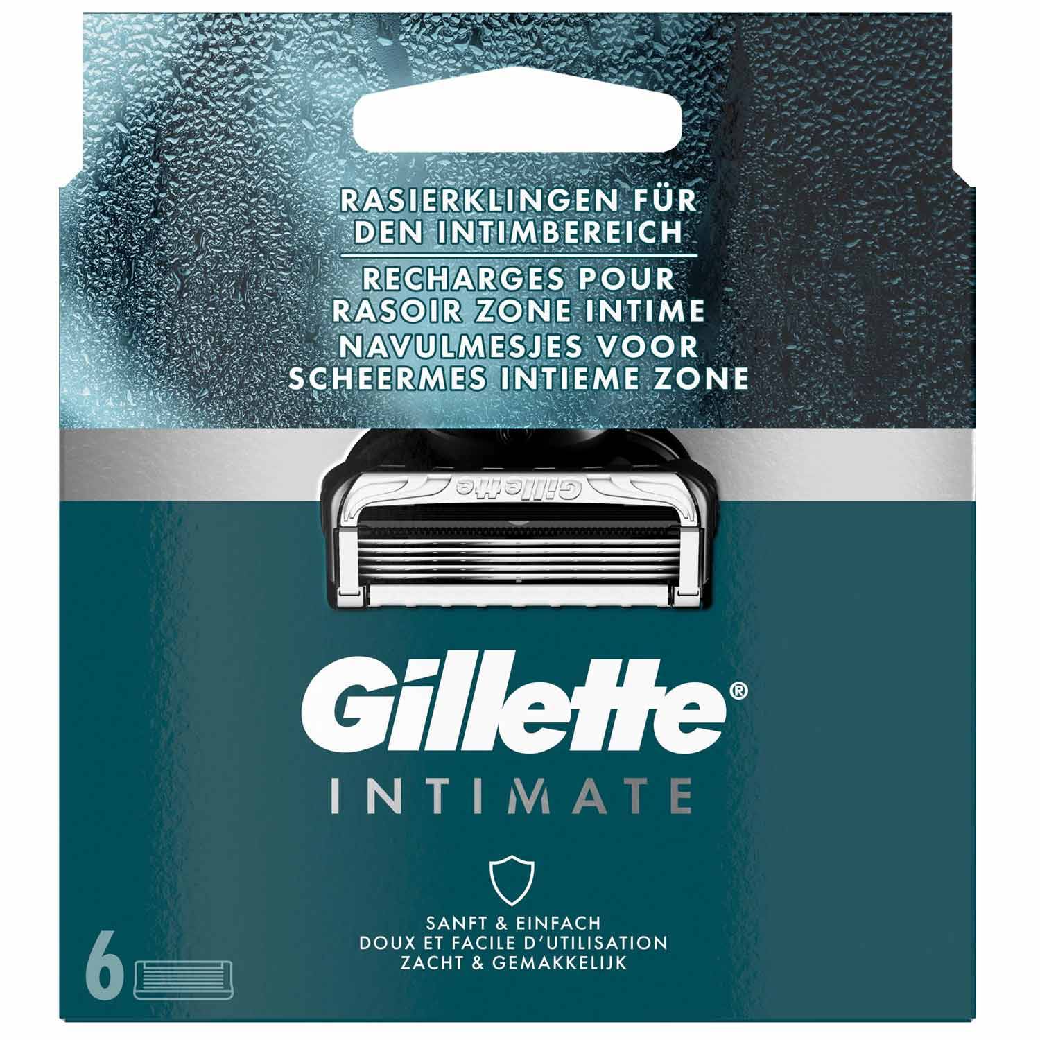 Gillette Body & Intimate Rasierklingen 6 Ersatzklingen