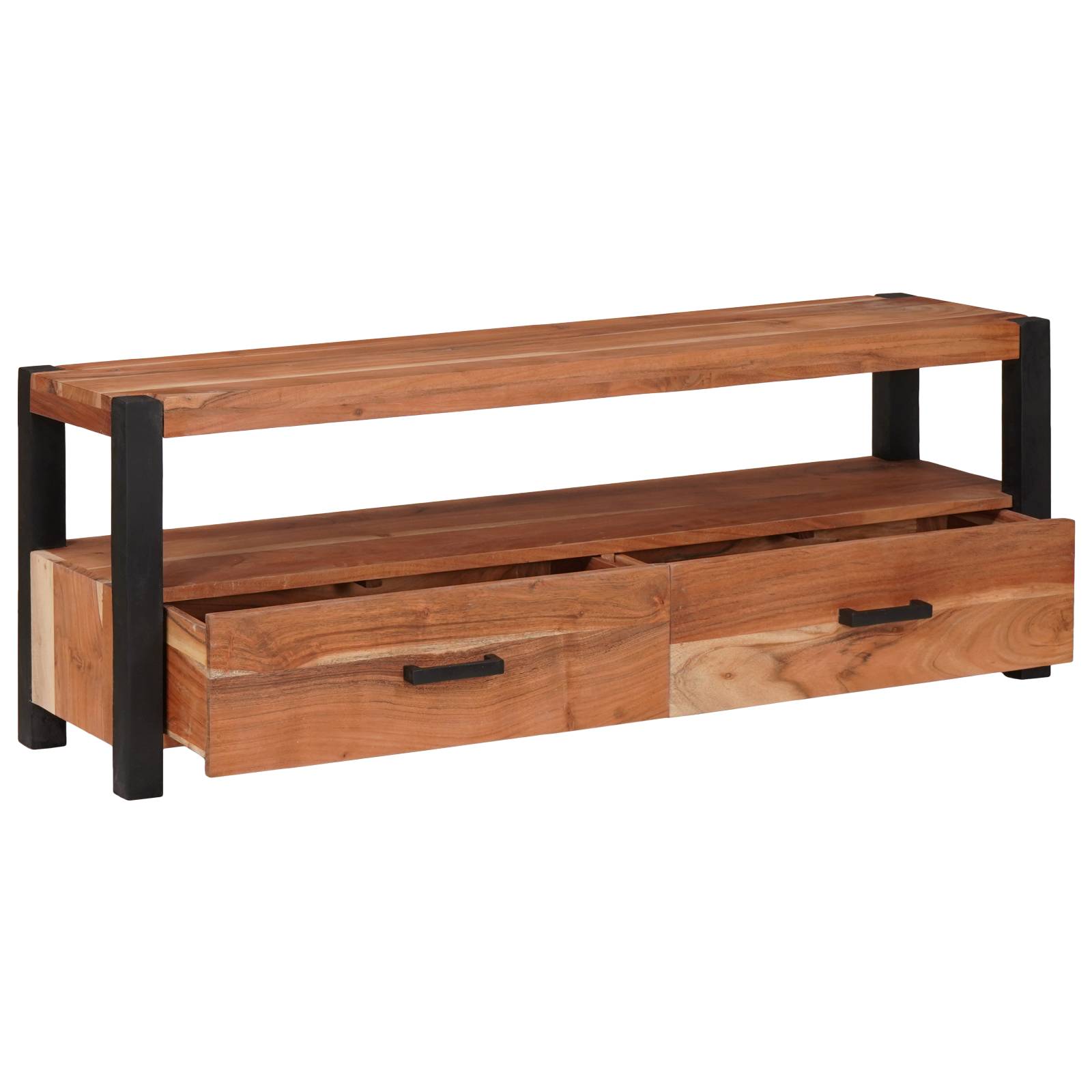 vidaXL Medienlagerungsschränke & Regale Braun 110 x 30 x 40 cm