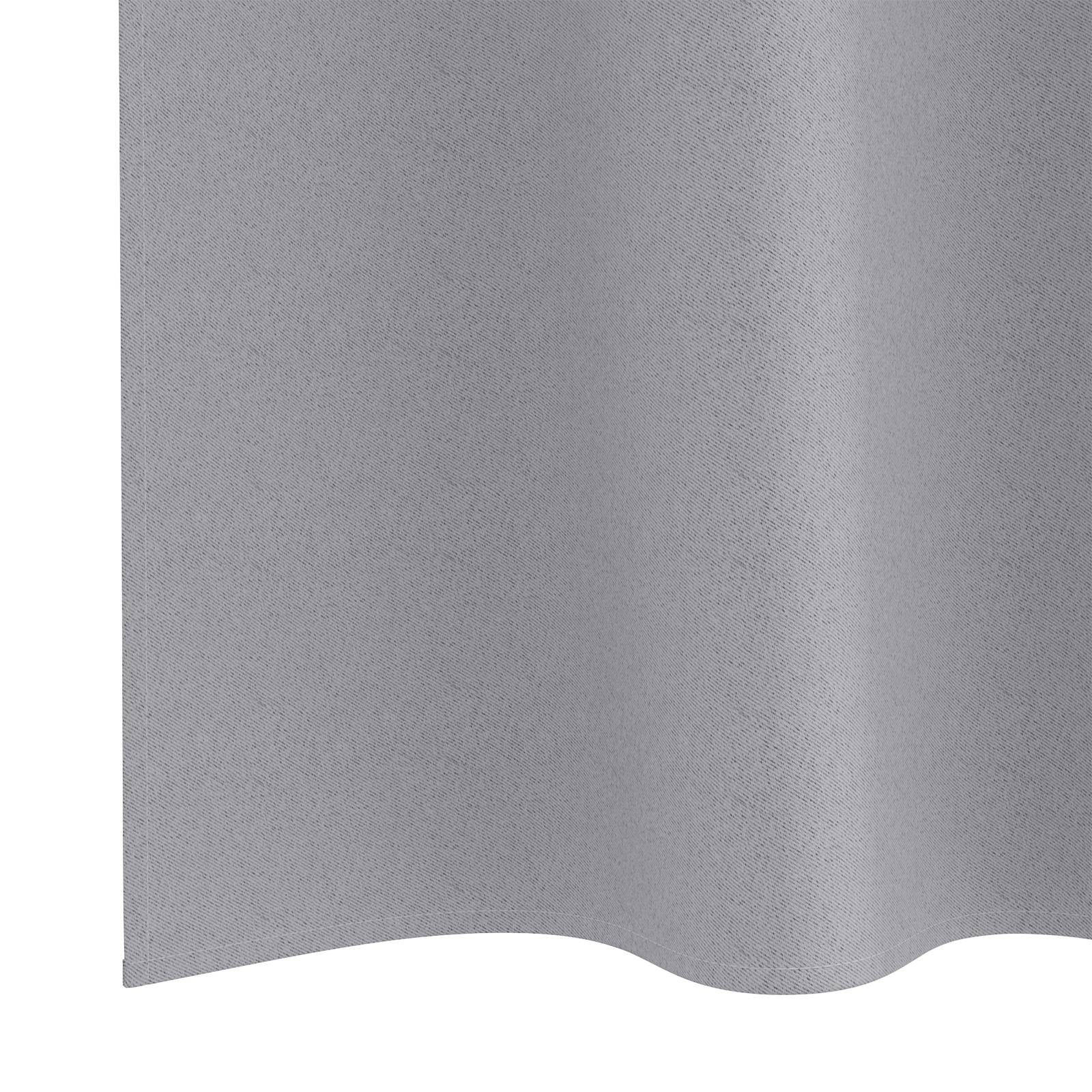 vidaXL Vorhänge mit Vorhängen 2 pcs Hellgrau 245 x 140 cm Polyester