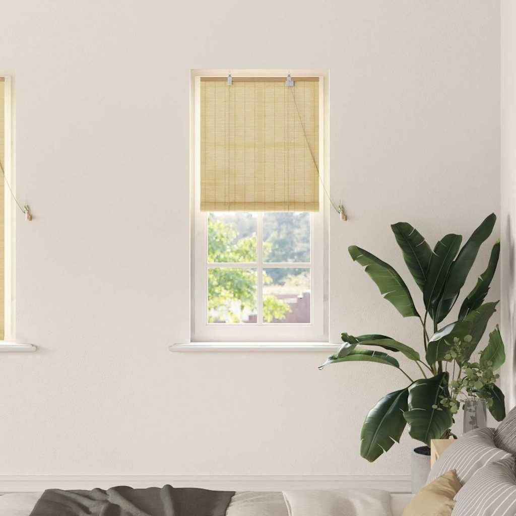 vidaXL Fensterjalousien und -schattierungen Natur 60 x 160 cm Bambus