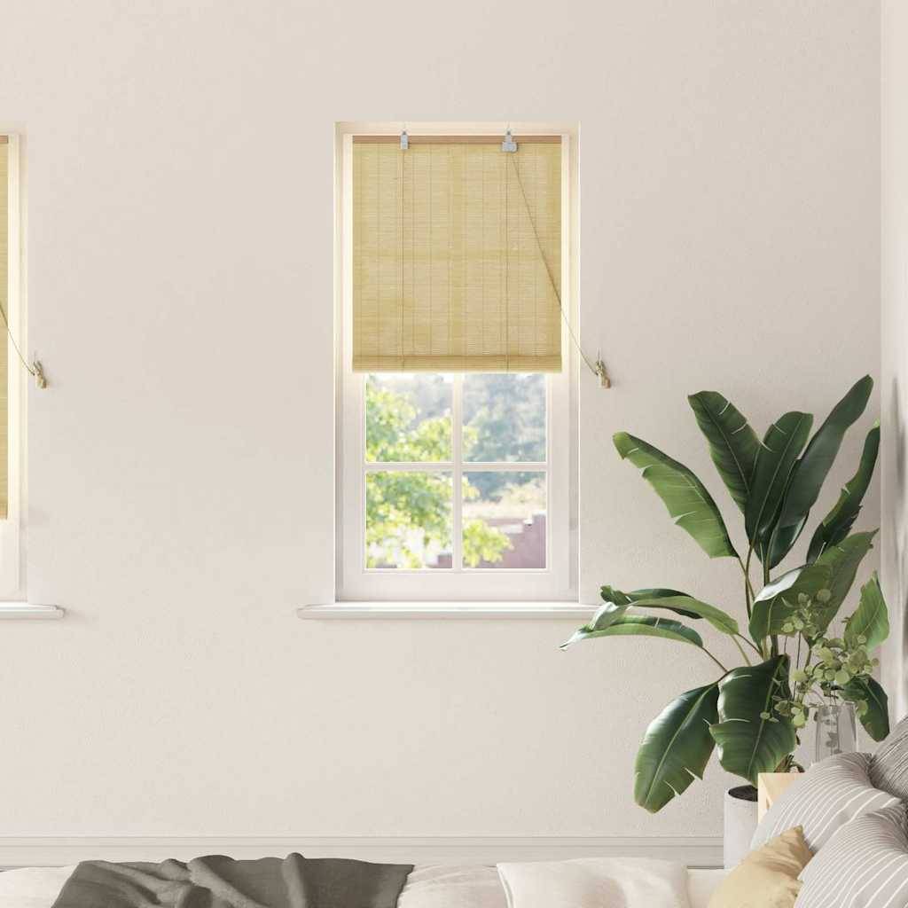 vidaXL Fensterjalousien und -schattierungen Natur 60 x 220 cm Bambus