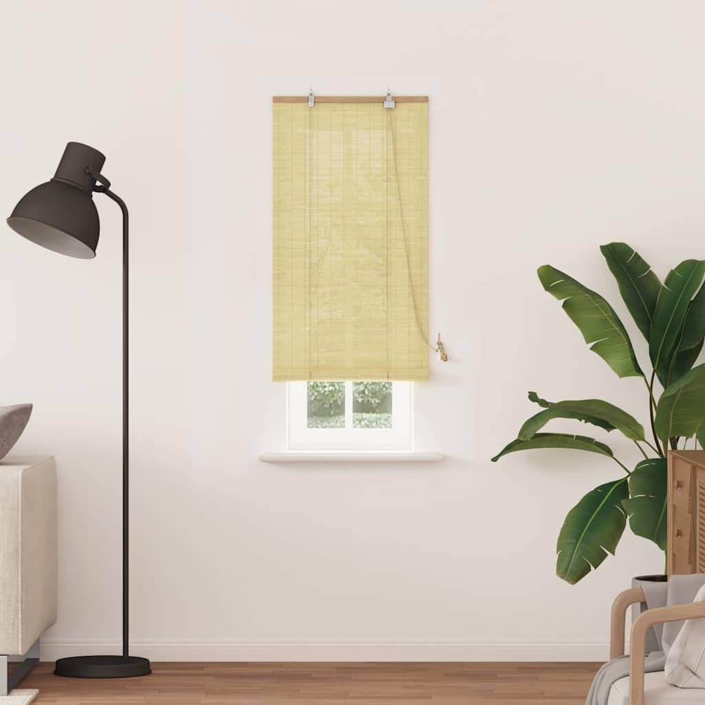 vidaXL Fensterjalousien und -schattierungen Natur 60 x 220 cm Bambus