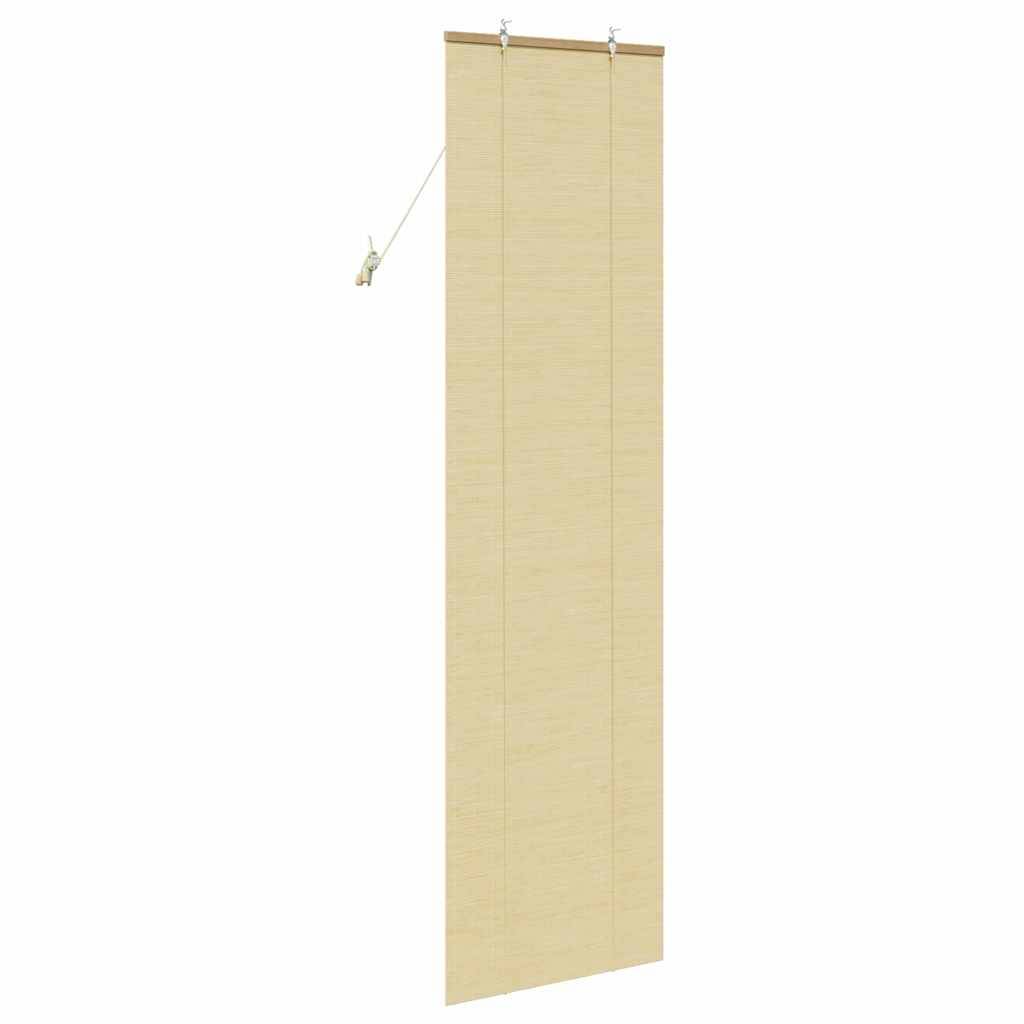 vidaXL Fensterjalousien und -schattierungen Natur 60 x 220 cm Bambus