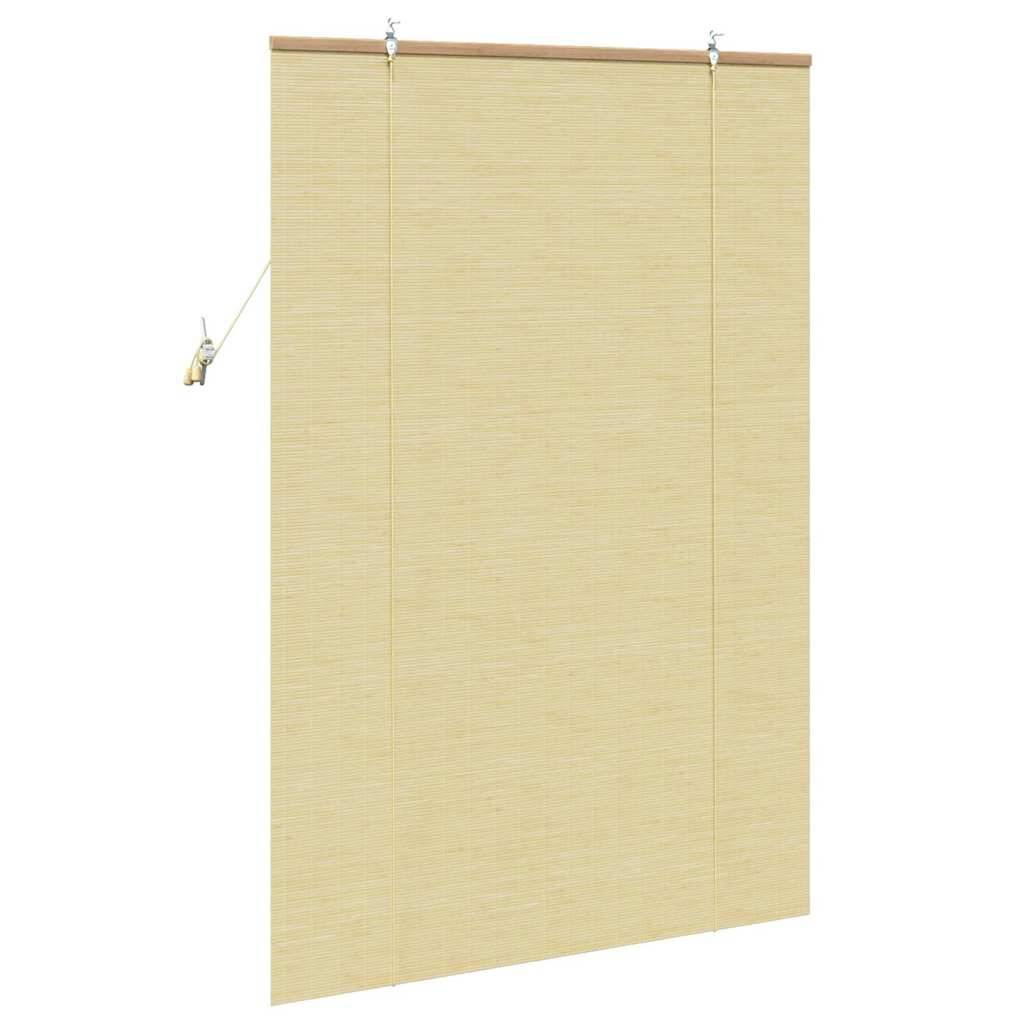 vidaXL Fensterjalousien und -schattierungen Natur 120 x 160 cm Bambus