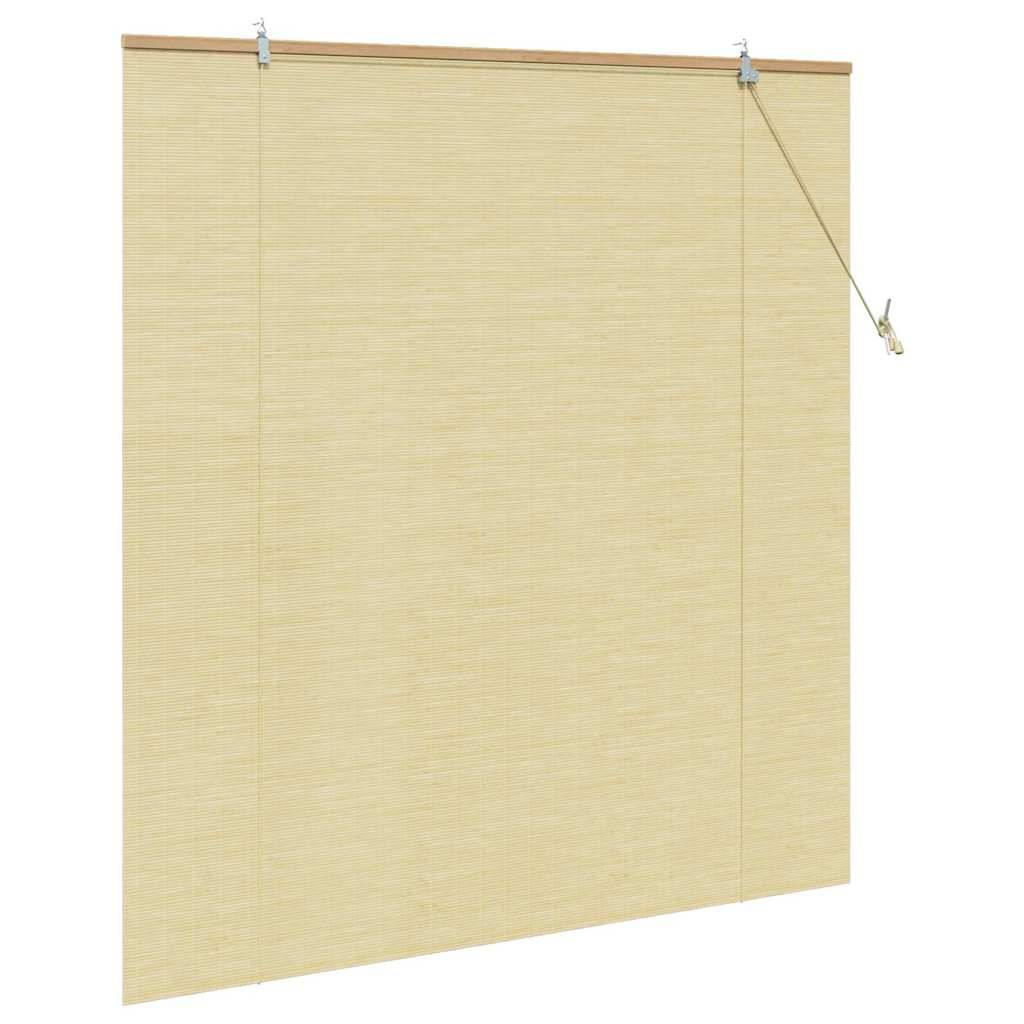 vidaXL Fensterjalousien und -schattierungen Natur 140 x 160 cm Bambus
