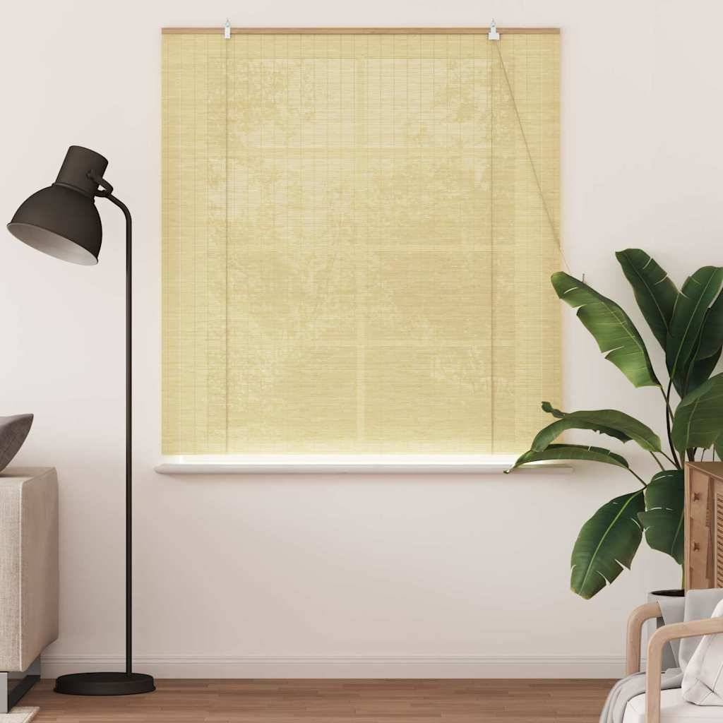 vidaXL Fensterjalousien und -schattierungen Natur 140 x 160 cm Bambus