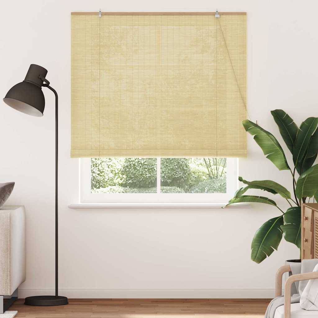 vidaXL Fensterjalousien und -schattierungen Natur 140 x 220 cm Bambus
