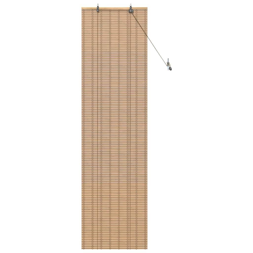 vidaXL Fensterjalousien & -schatten Hellbraun 60 x 160 cm Bambus