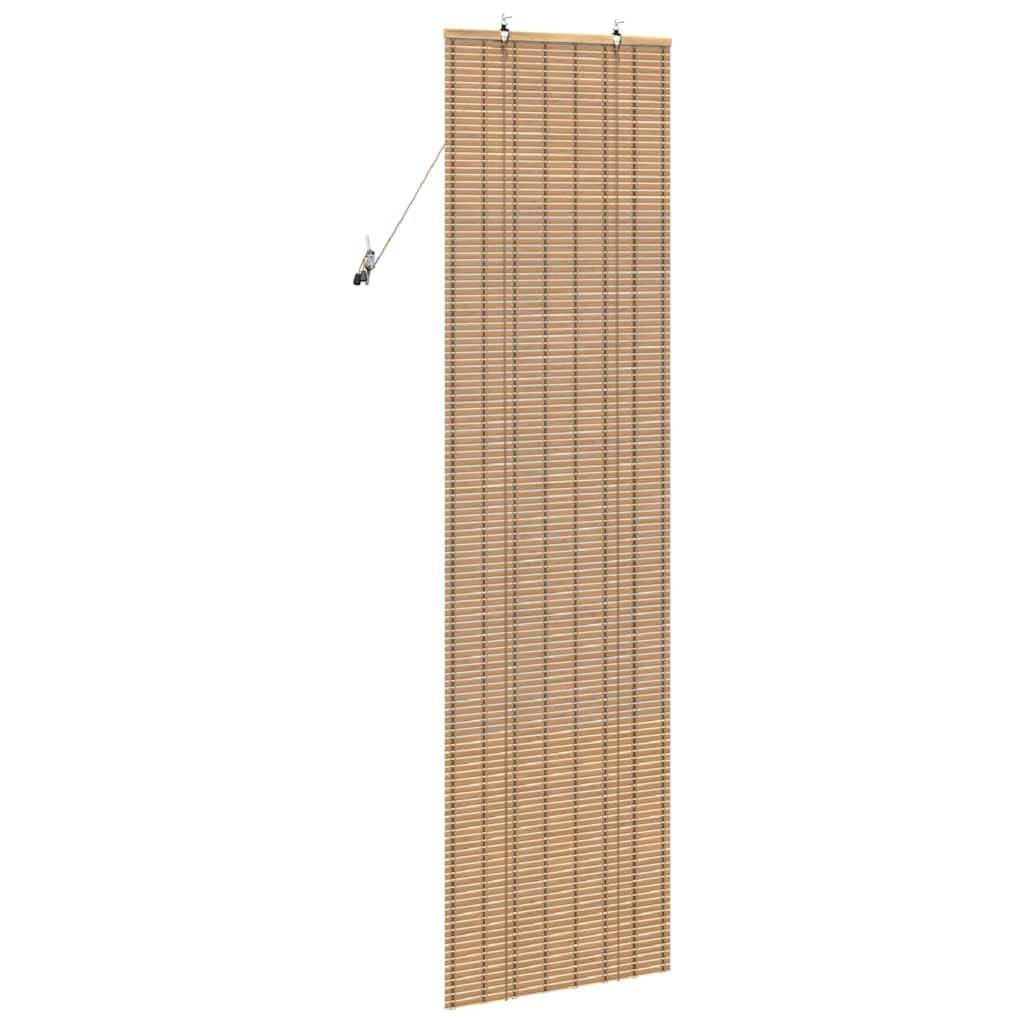 vidaXL Fensterjalousien & -schatten Hellbraun 60 x 160 cm Bambus