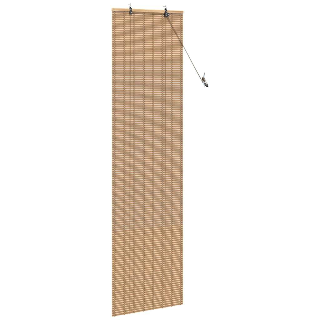 vidaXL Fensterjalousien & -schatten Hellbraun 60 x 160 cm Bambus