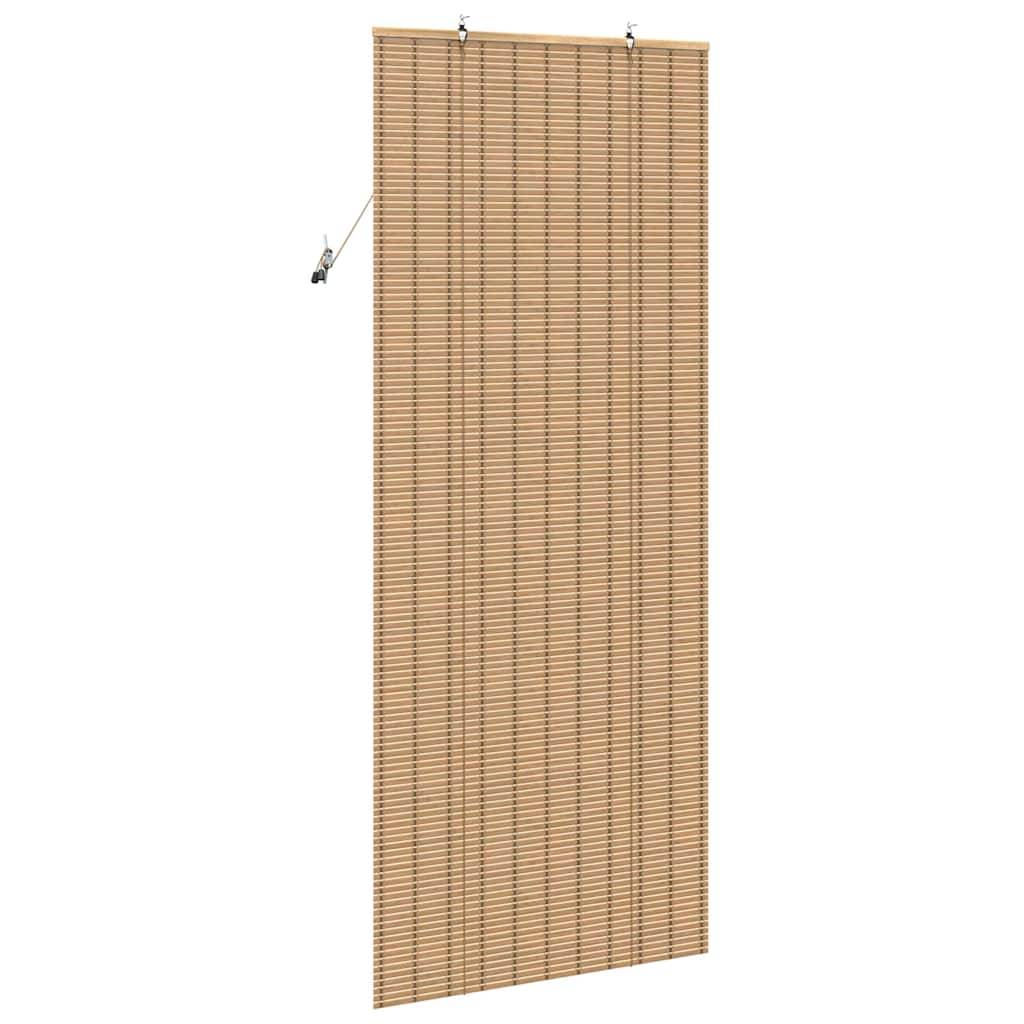 vidaXL Fensterjalousien & -schatten Hellbraun 100 x 220 cm Bambus