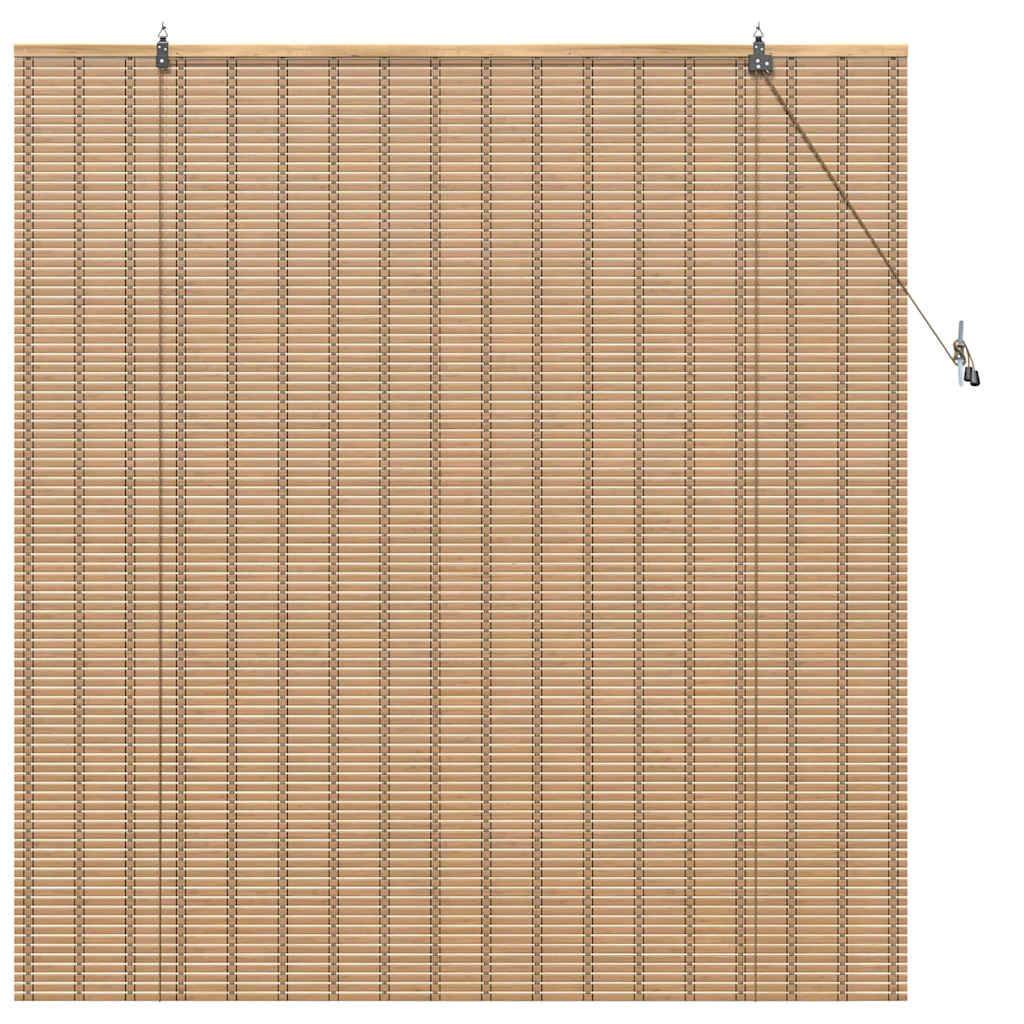 vidaXL Fensterjalousien &amp; -schatten Hellbraun 140 x 160 cm Bambus